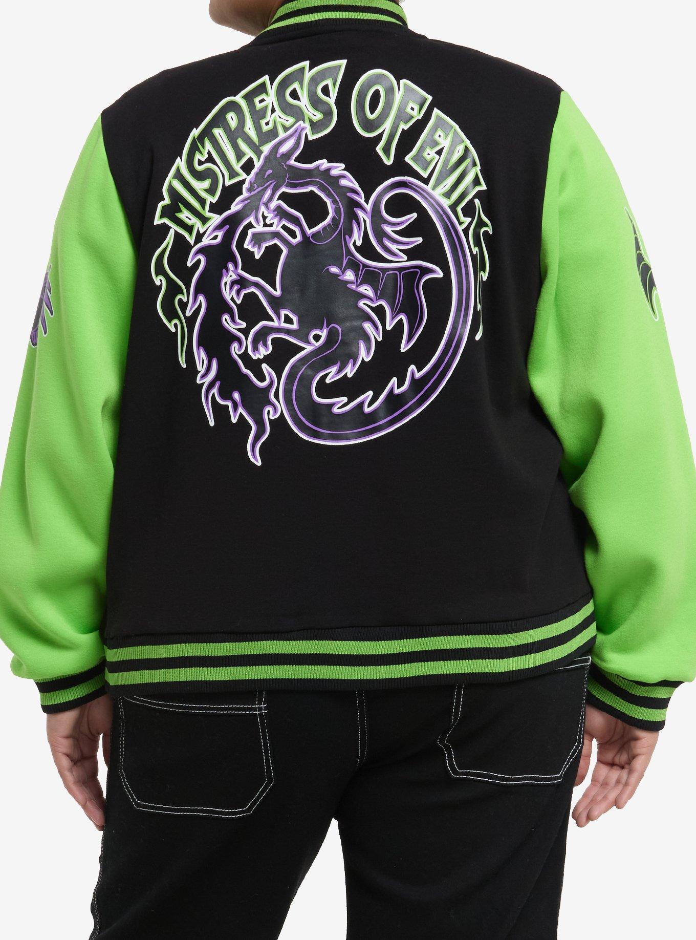 Disney Villains Maleficent Varsity Jacket Plus Size, , hi-res