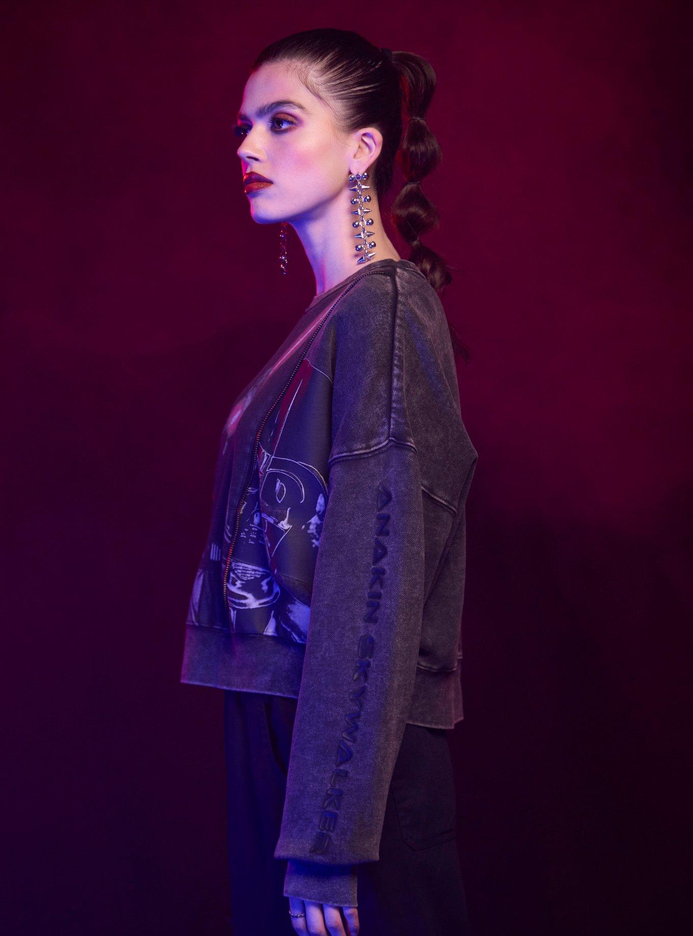 Her Universe Star Wars Anakin & Darth Vader Split Sweatshirt, MULTI, alternate