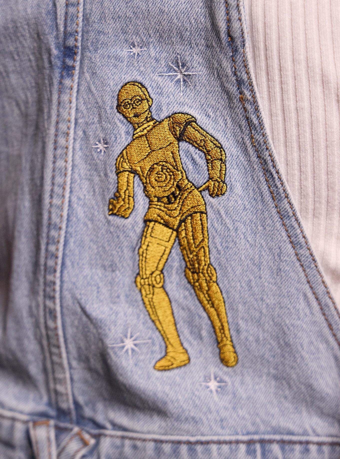 Her Universe Star Wars Droids & Ships Shortalls Her Universe Exclusive, LIGHT WASH, alternate