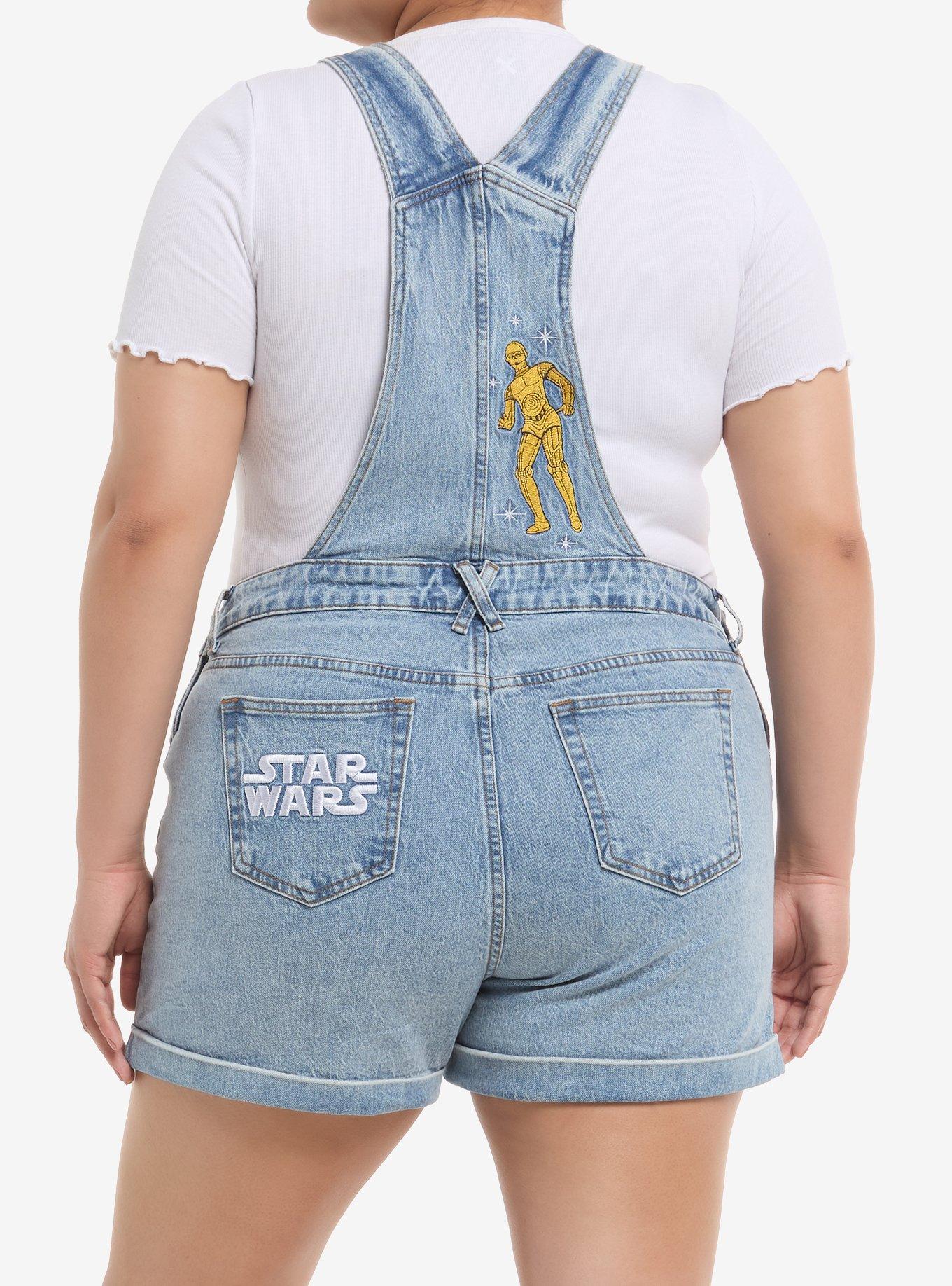 Her Universe Star Wars Droids & Ships Shortalls Plus Size Her Universe Exclusive, , hi-res