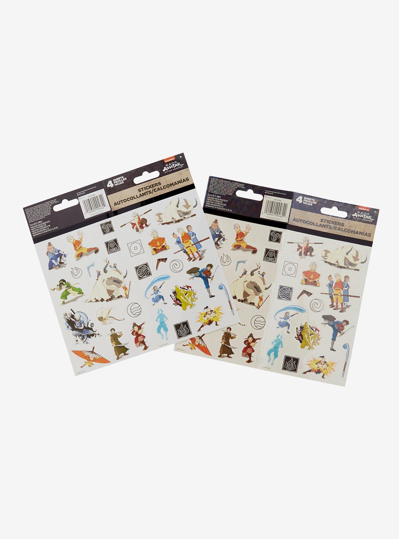 Avatar: The Last Airbender Sticker Sheet Set, , hi-res