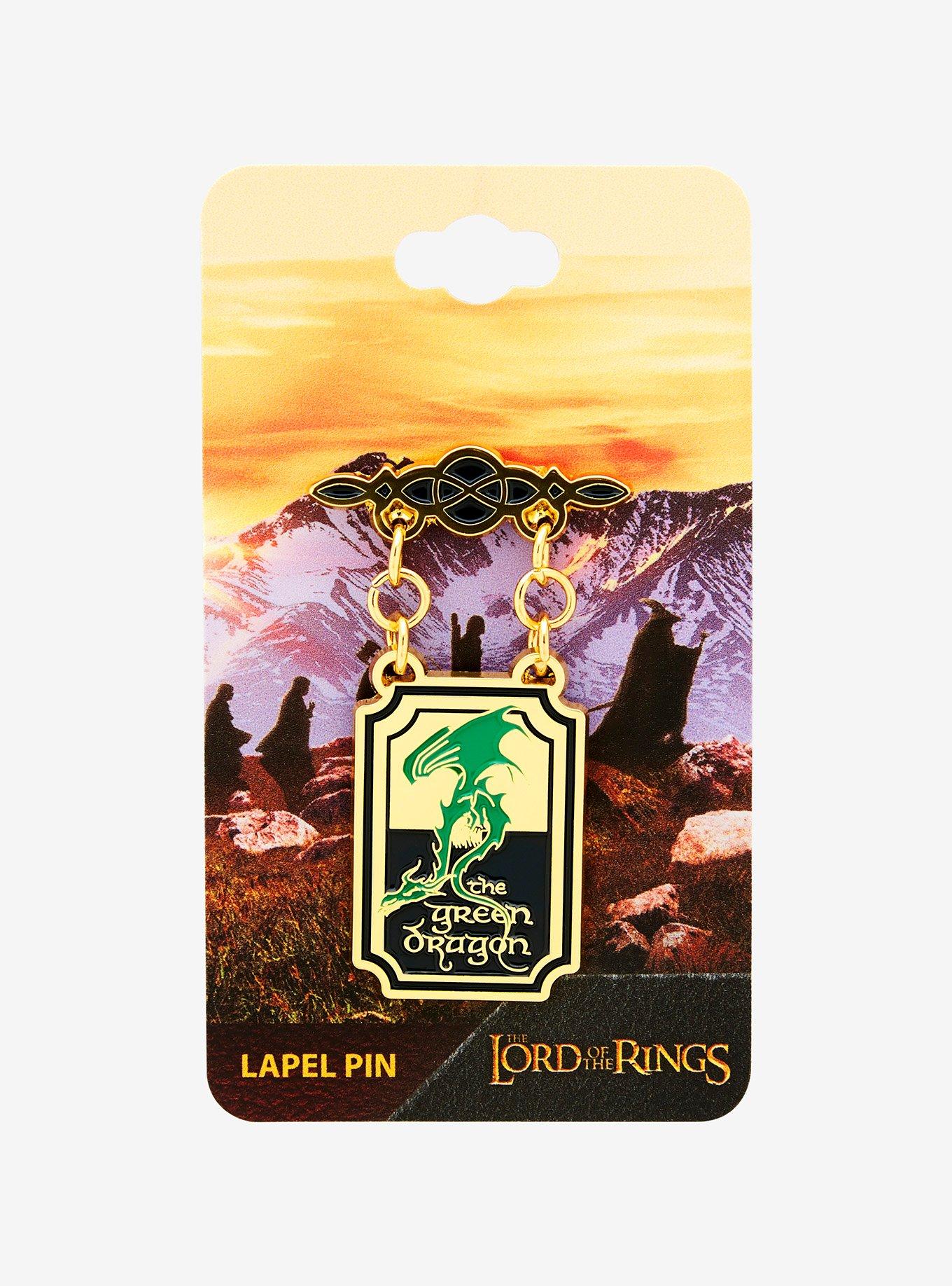 The Lord of the Rings The Green Dragon Sign Enamel Pin, , hi-res