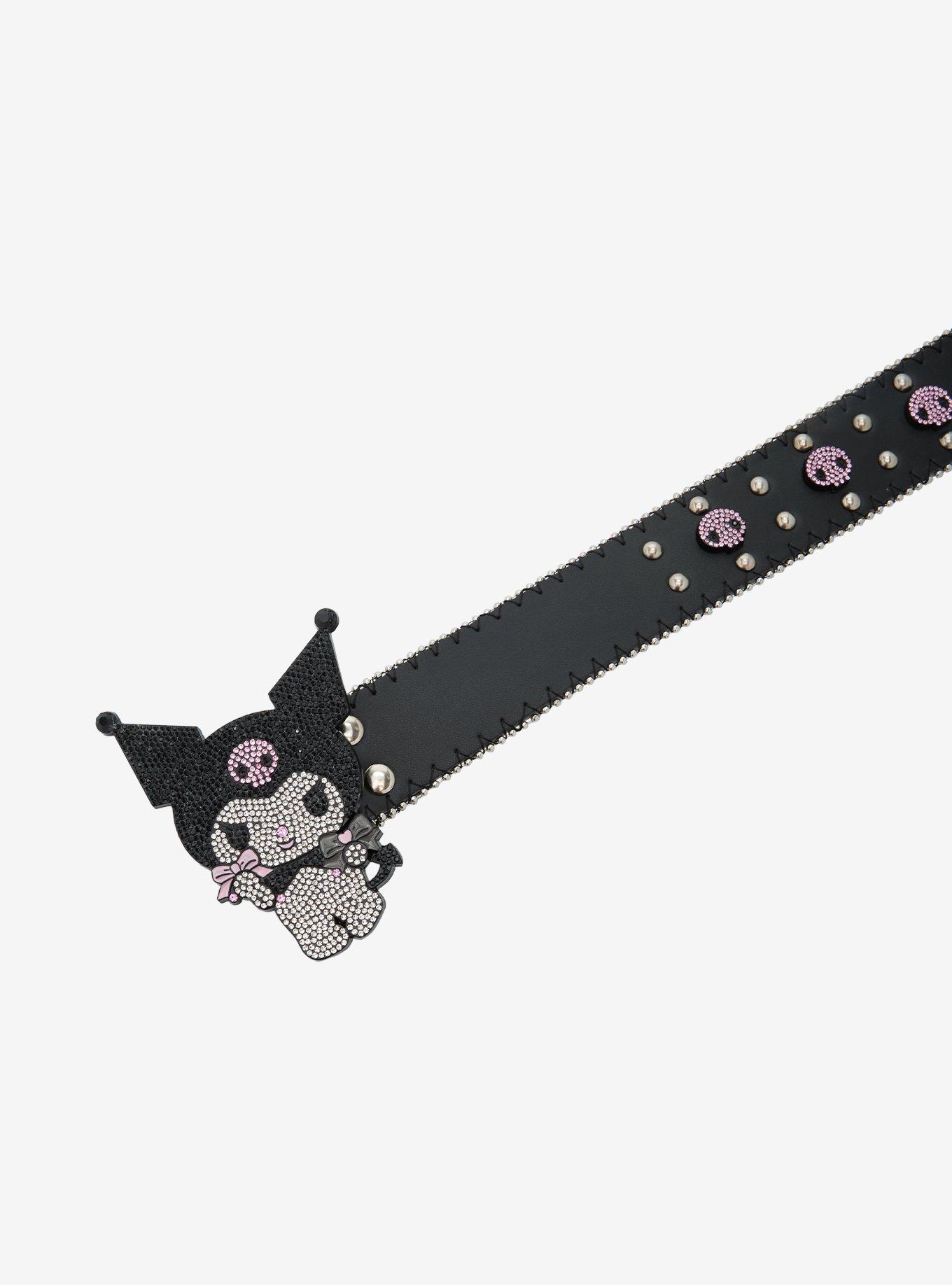 Kuromi Studded Bling Belt, , hi-res