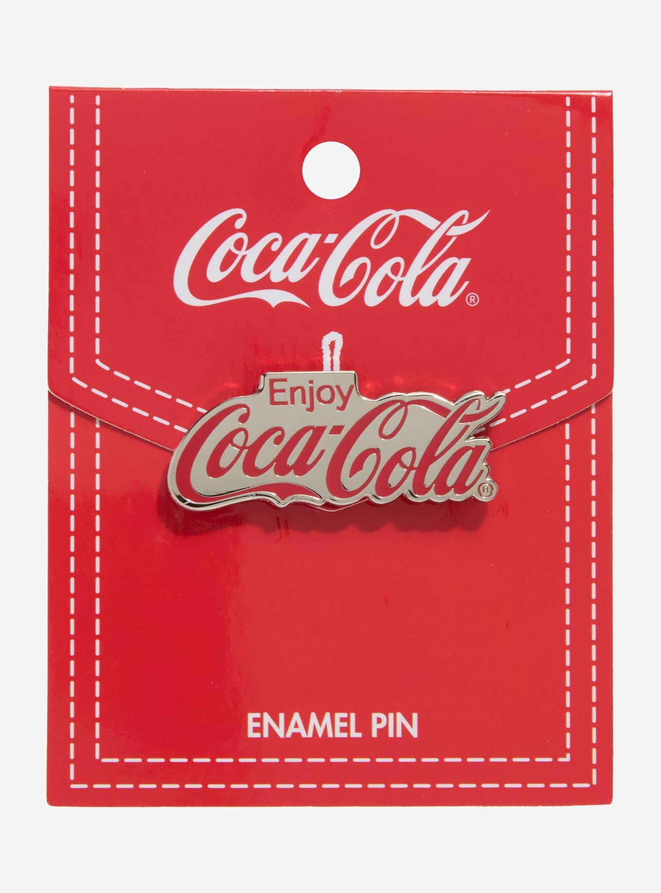Coca-Cola Enjoy Logo Enamel Pin, , hi-res