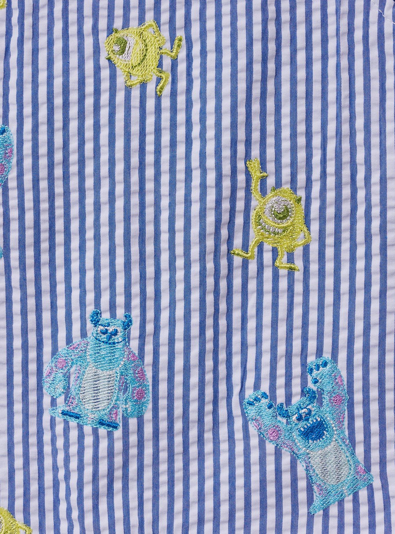 Disney Pixar Monsters, Inc. Mike & Sulley Infant Overall and Shirt Set &mdash; BoxLunch Exclusive, ROYAL, alternate