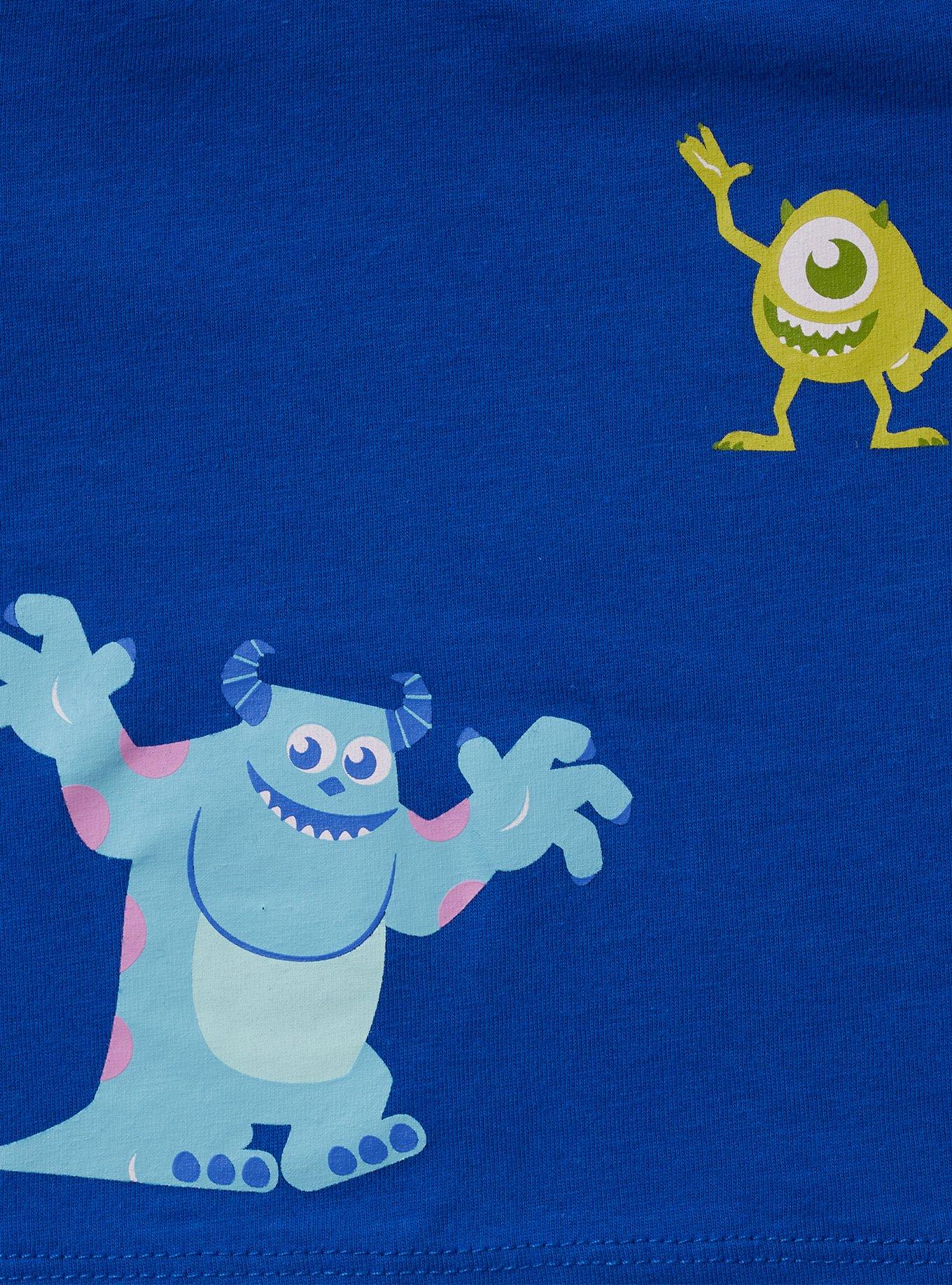 Disney Pixar Monsters, Inc. Mike & Sulley Infant Overall and Shirt Set &mdash; BoxLunch Exclusive, ROYAL, alternate
