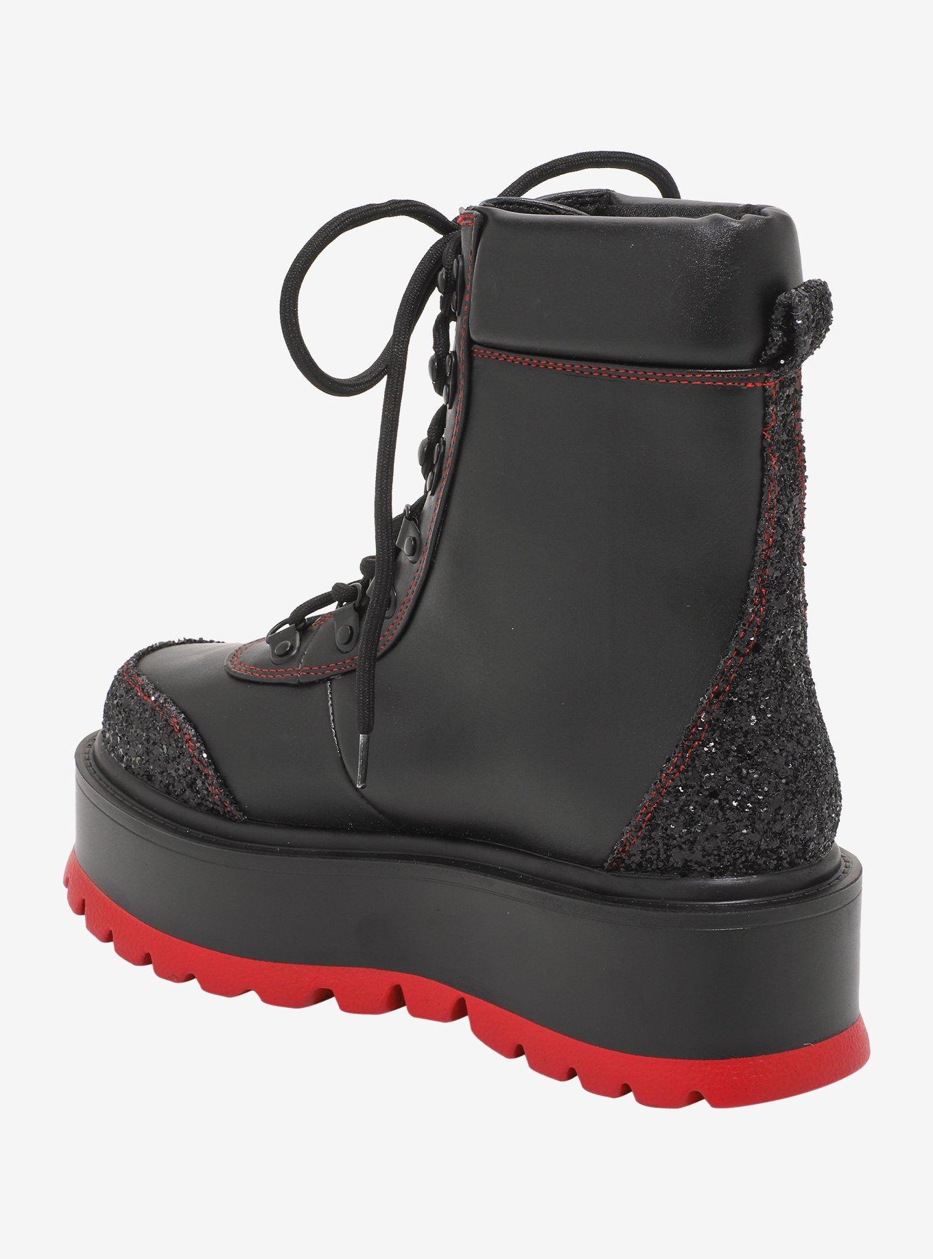 Koi The Rocky Horror Picture Show Time Warp Combat Boots, MULTI, alternate