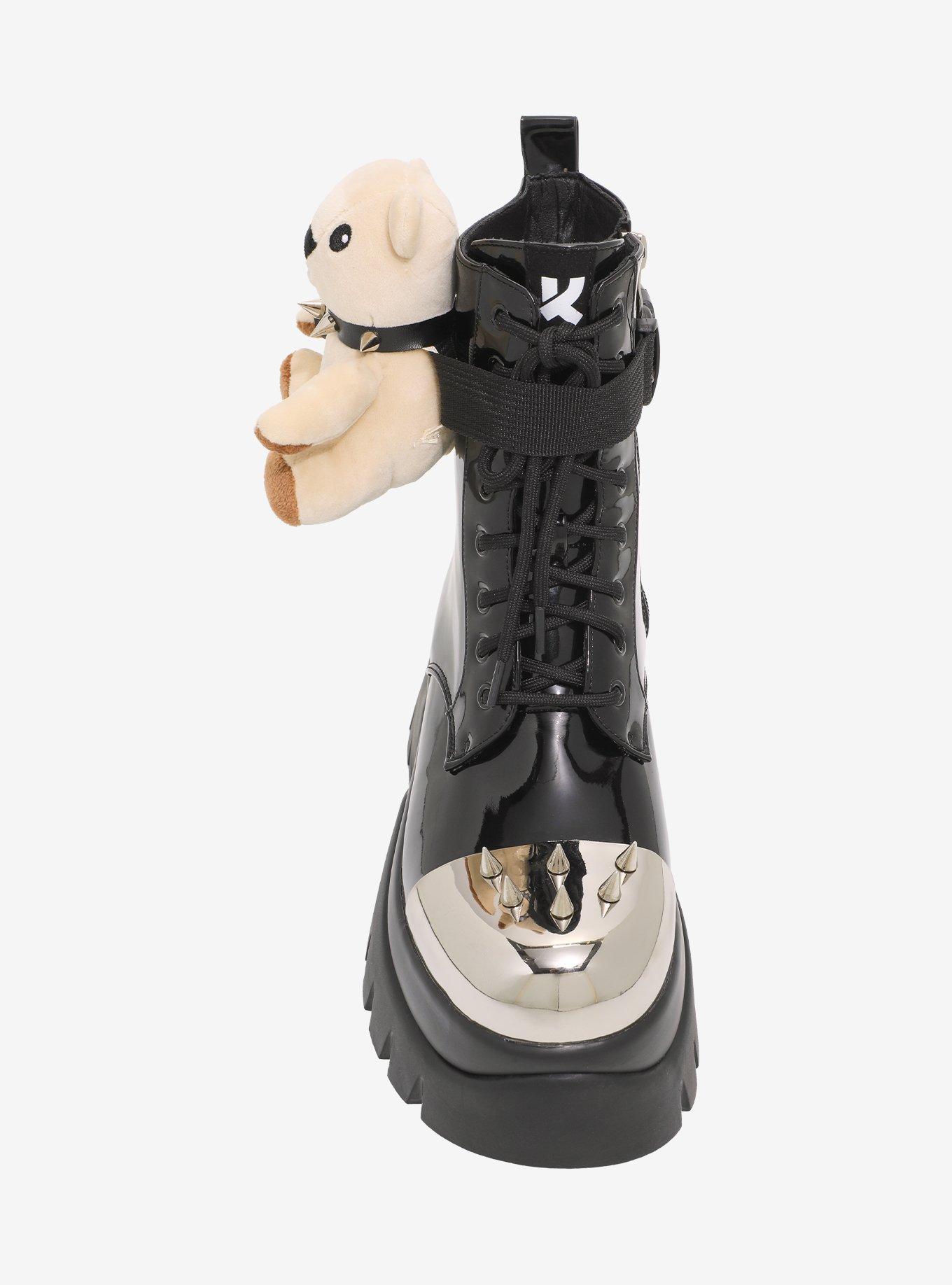 Koi The Rocky Horror Picture Show Eddie's Teddy Spike Combat Boots, MULTI, alternate