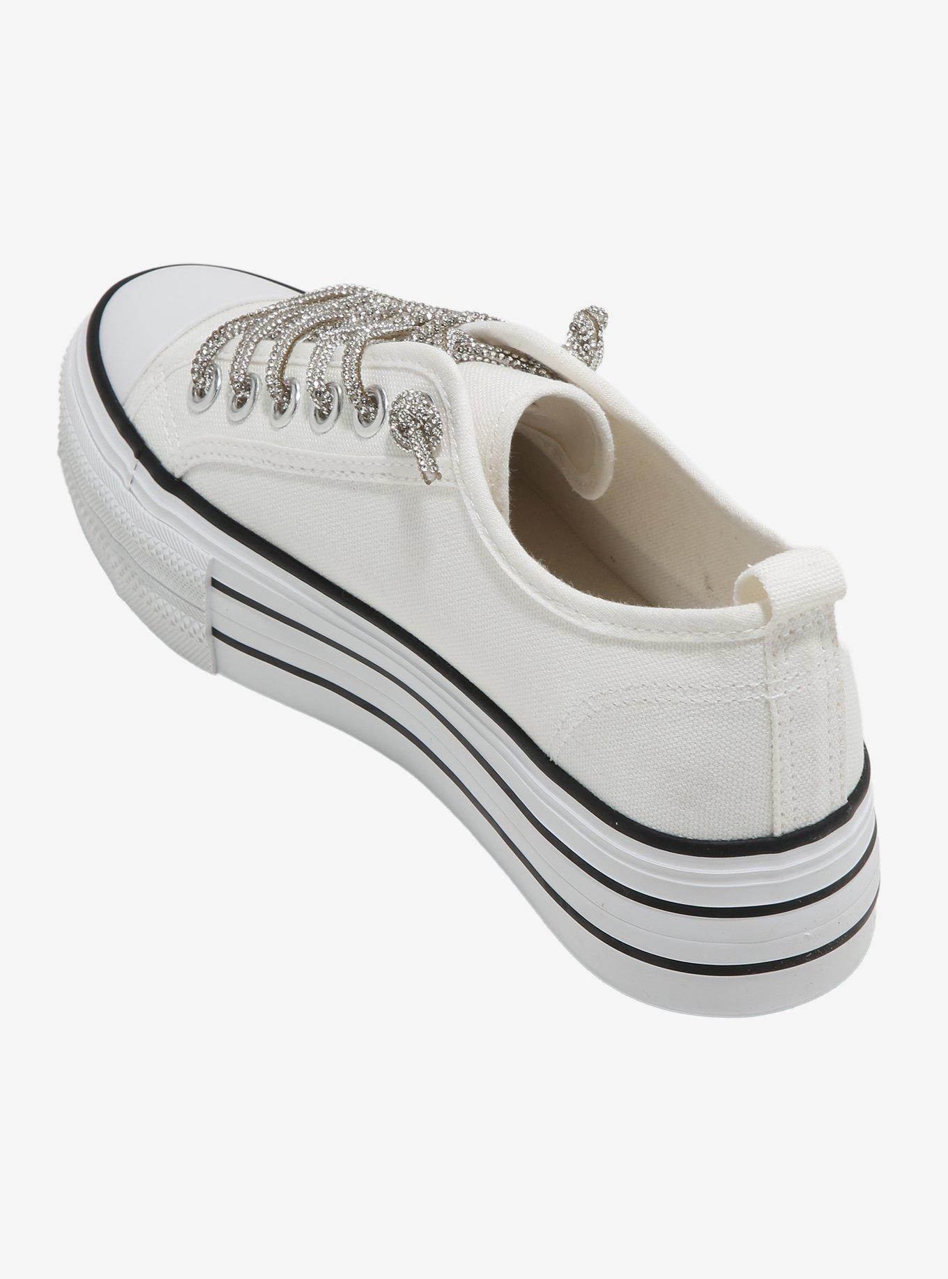 Yoki White Libra Sneakers, , hi-res