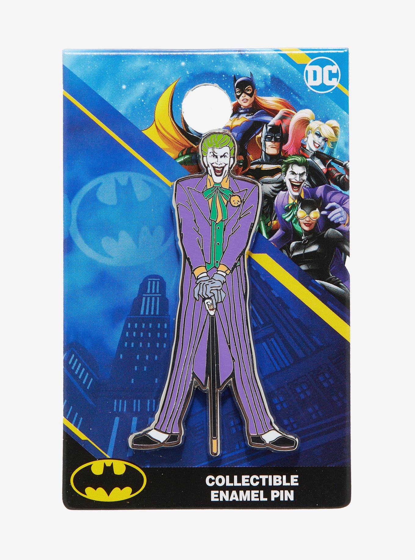 DC Comics Batman Joker Enamel Pin, , hi-res