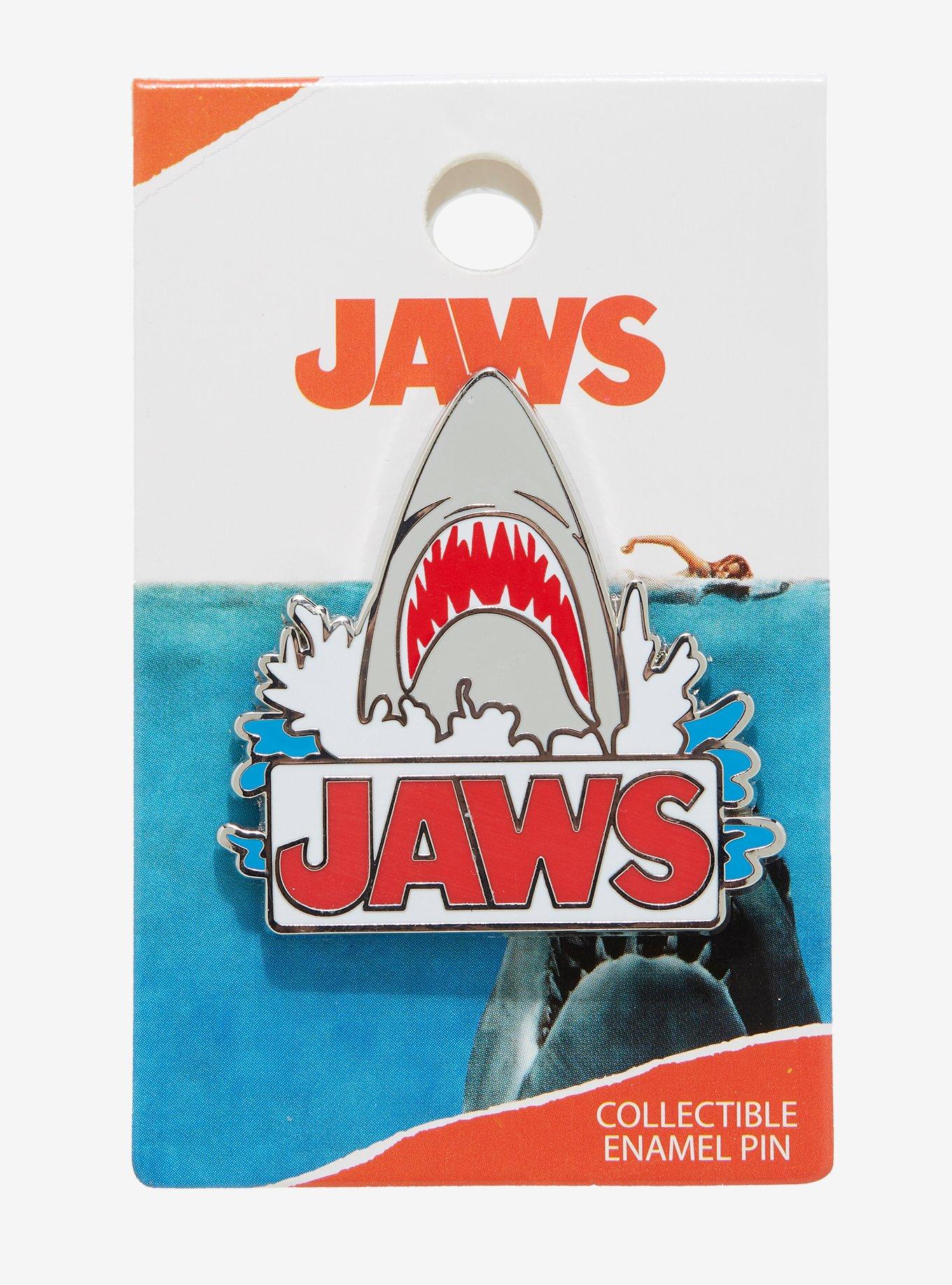 Jaws Logo Enamel Pin, , hi-res