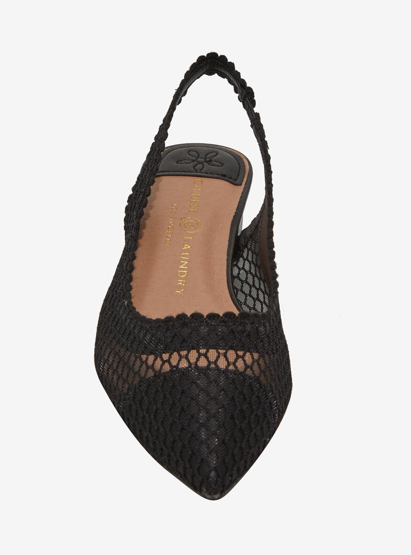 Chinese Laundry Black Mesh Heels, MULTI, alternate