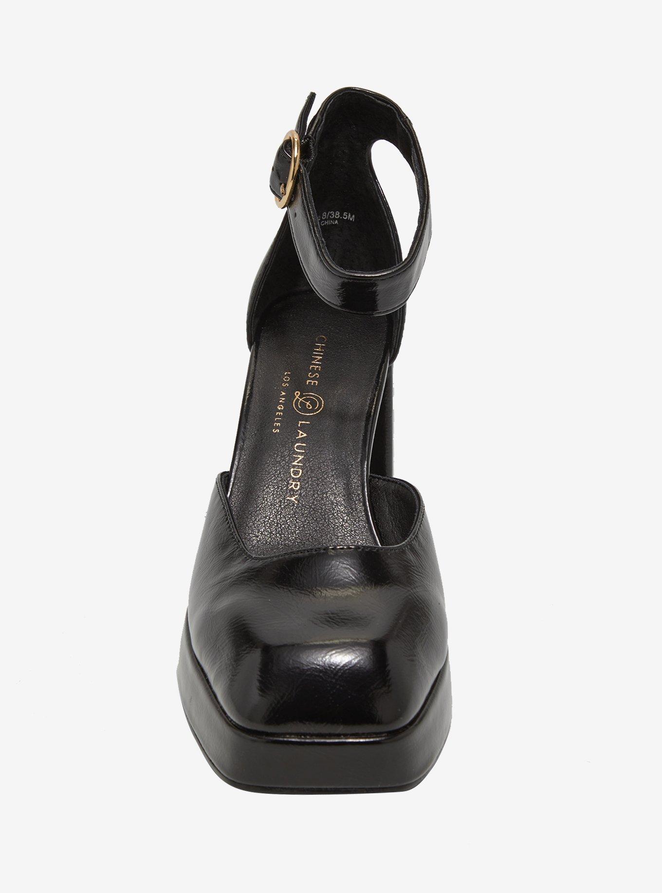 Chinese Laundry Black Oaklen Chunky Heels, MULTI, alternate