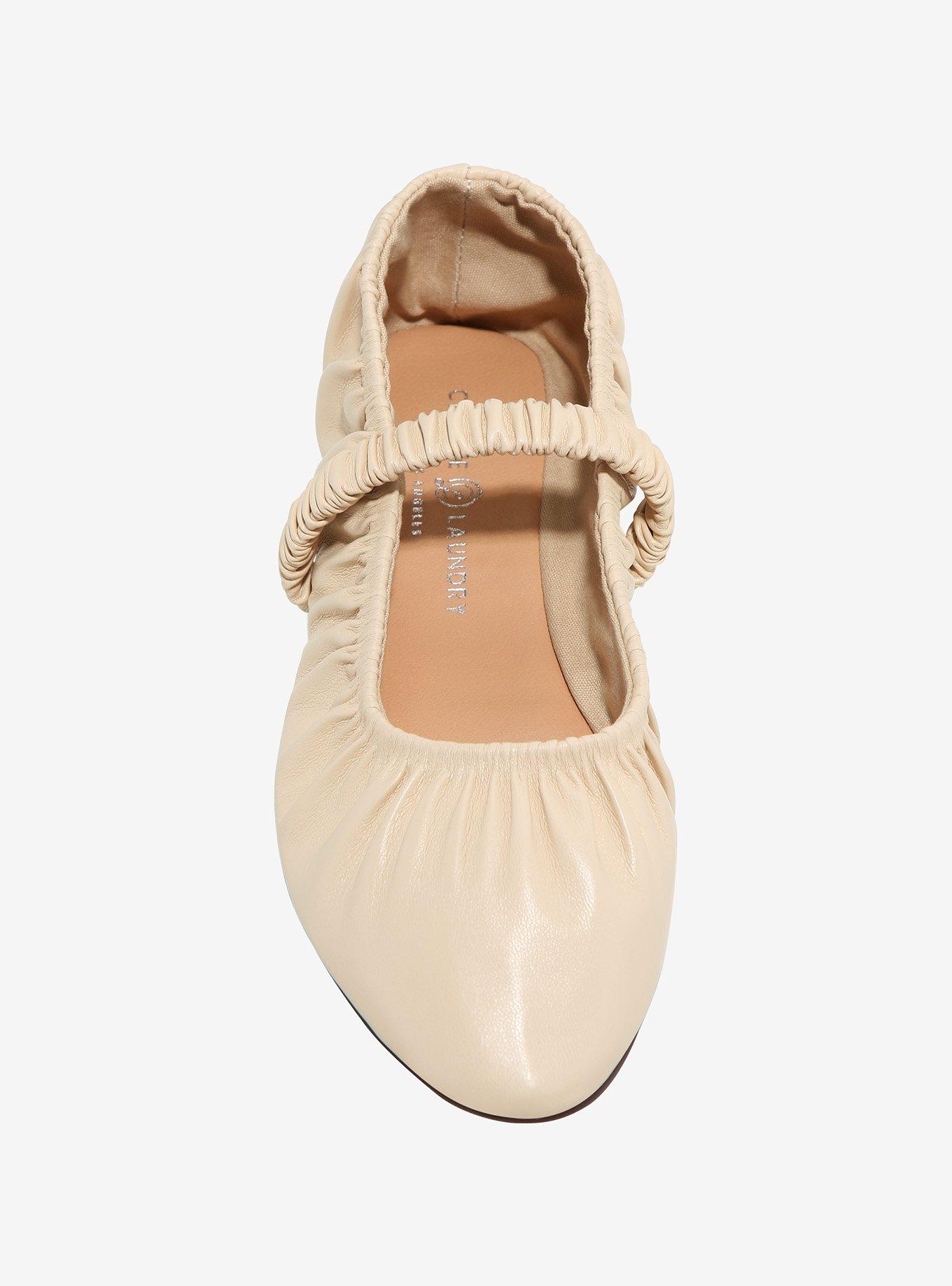Chinese Laundry Cream Avery Ruched Flats, MULTI, alternate
