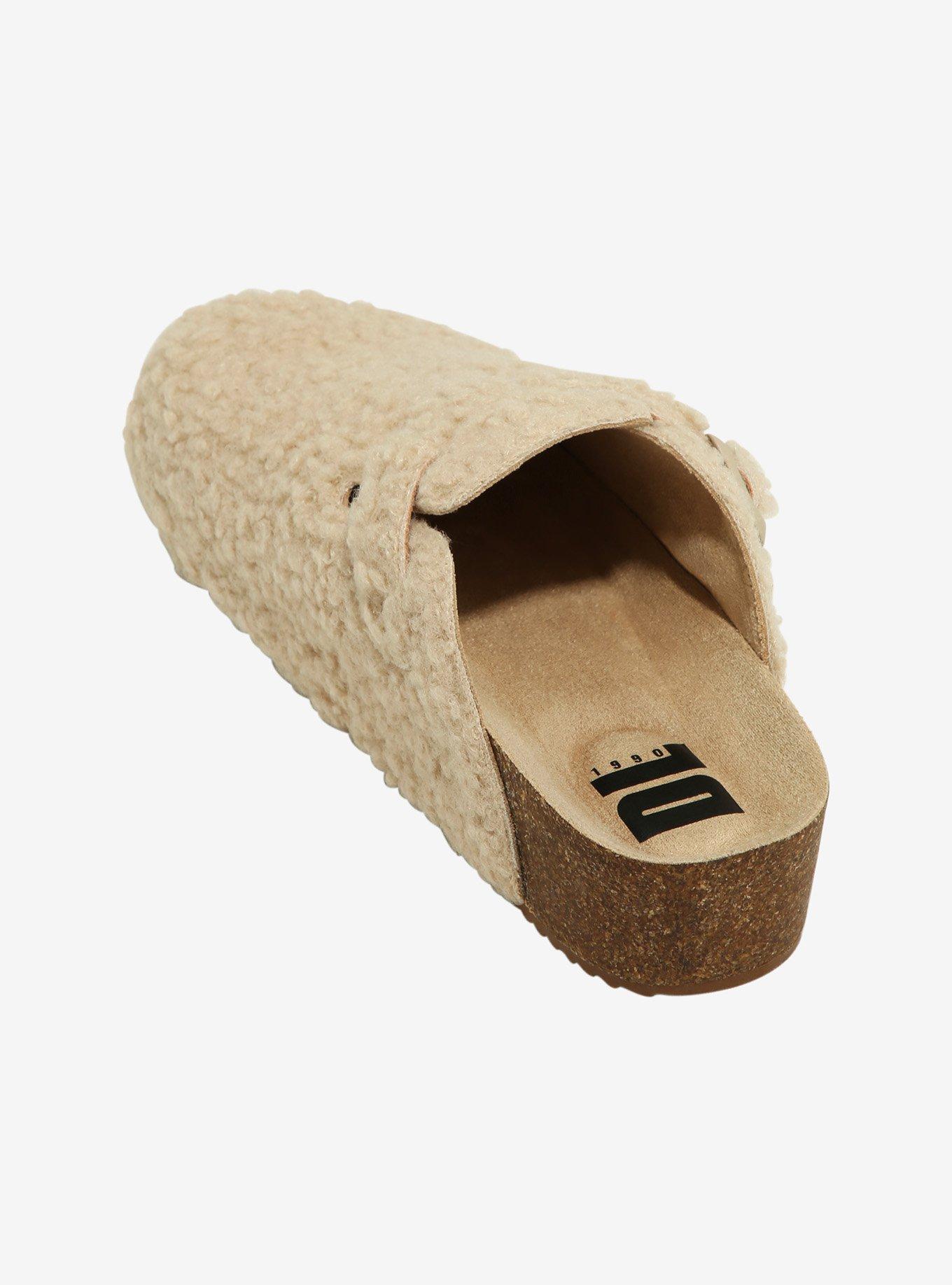 Dirty Laundry Cream Sherpa Clogs, , hi-res