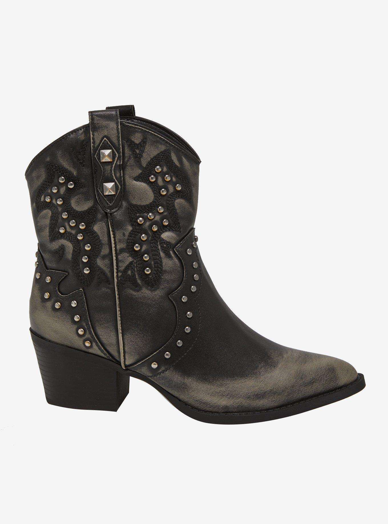 Dirty Laundry Nowhere Burnished Black Cowboy Boots, , hi-res