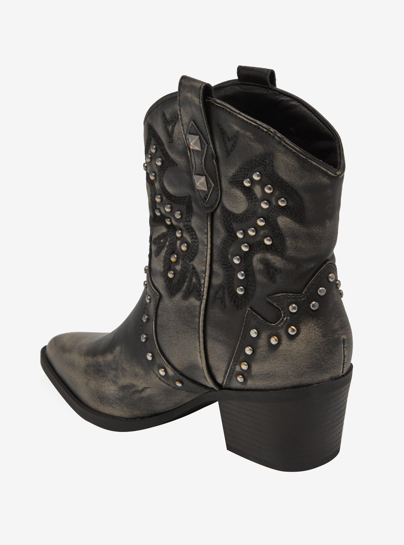 Dirty Laundry Nowhere Burnished Black Cowboy Boots, MULTI, alternate