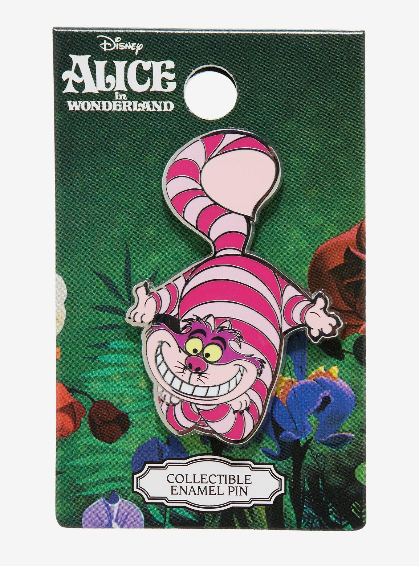 Disney Alice In Wonderland Cheshire Cat Enamel Pin, , alternate