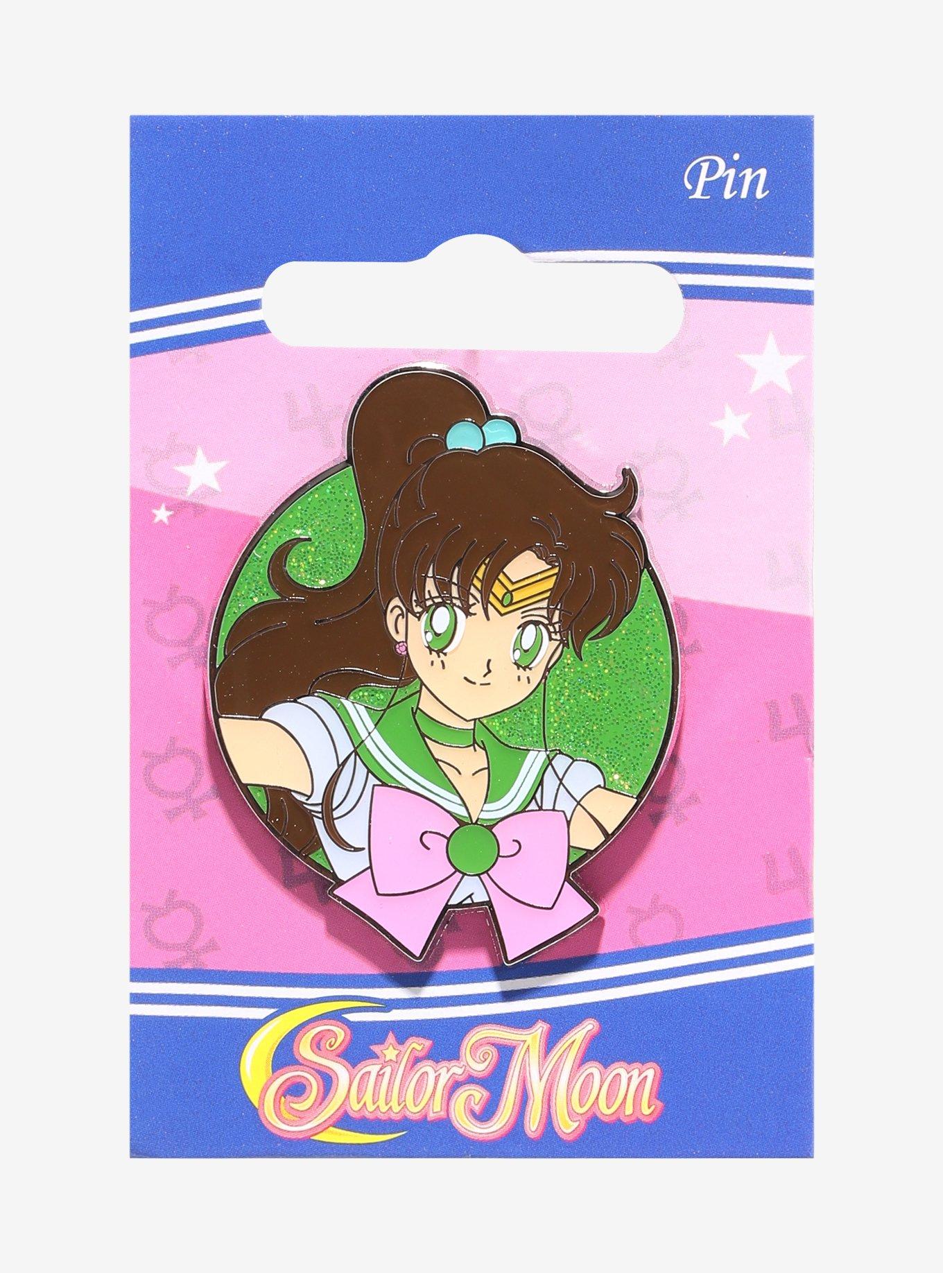 Pretty Guardian Sailor Moon Sailor Mercury Glitter Enamel Pin, , hi-res