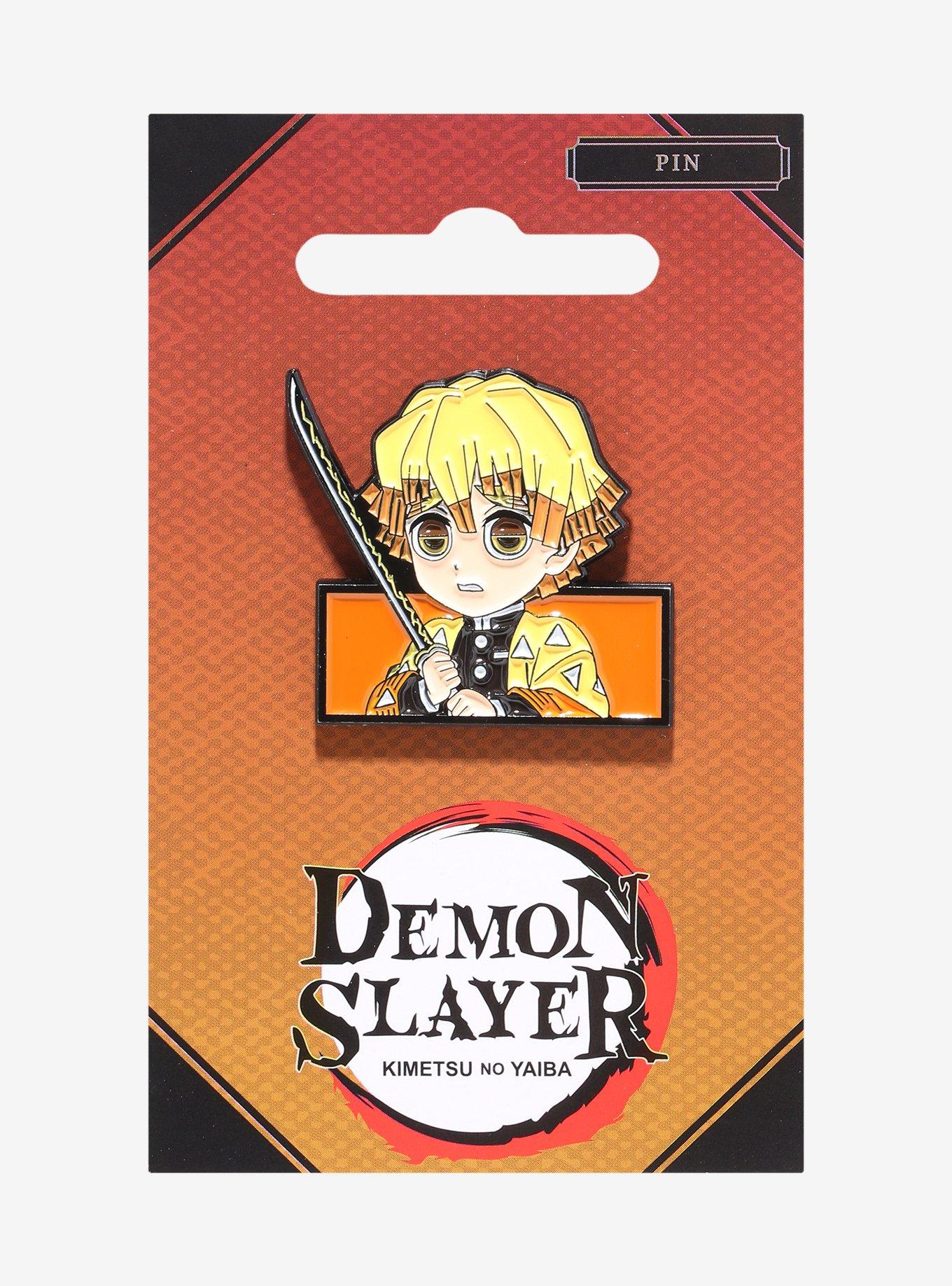 Demon Slayer: Kimetsu No Yaiba Chibi Zenitsu Enamel Pin, , hi-res