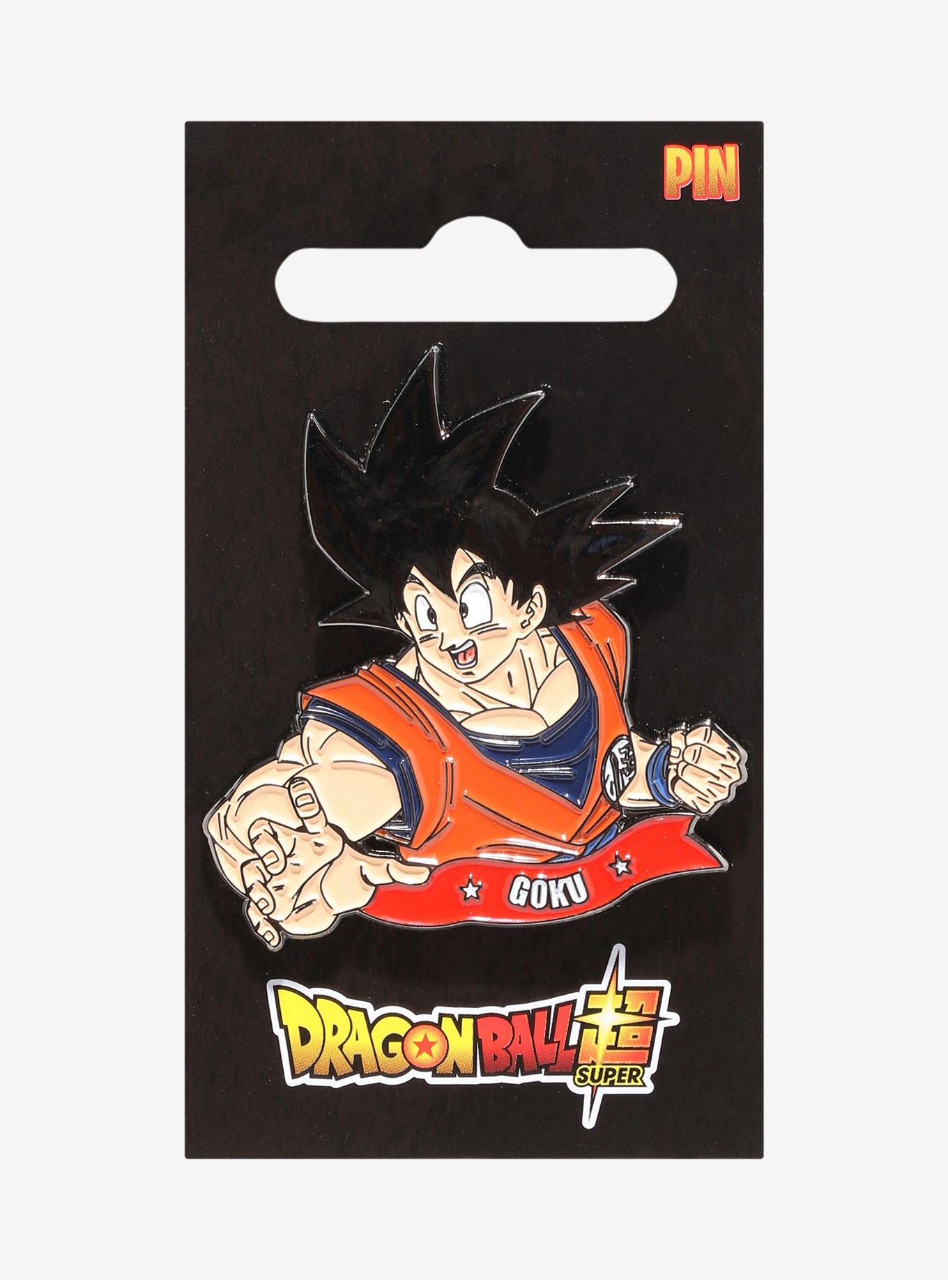 Dragon Ball Super Goku Name Enamel Pin, , hi-res