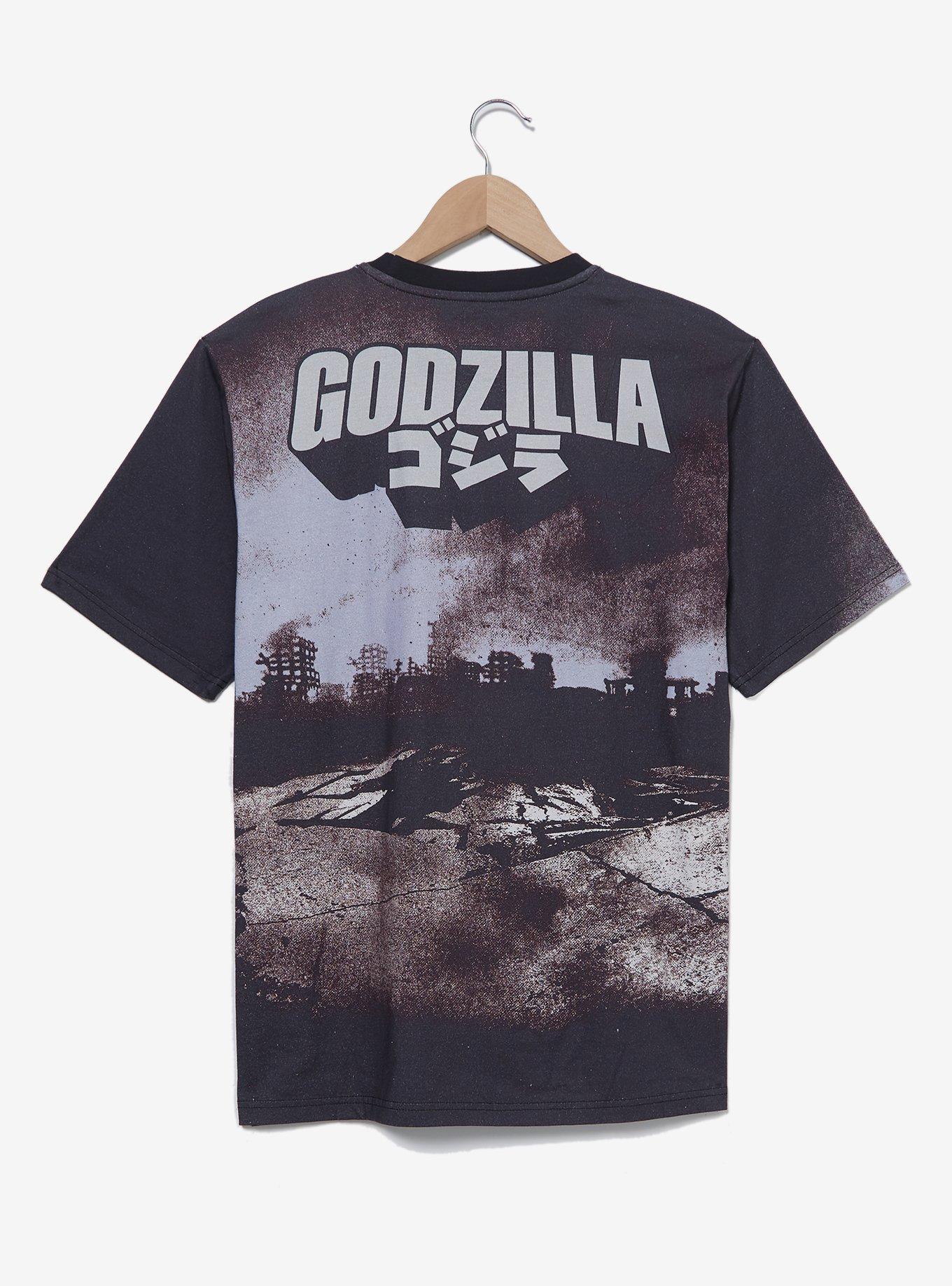 Godzilla Fiery Faded T-Shirt — BoxLunch Exclusive, , hi-res