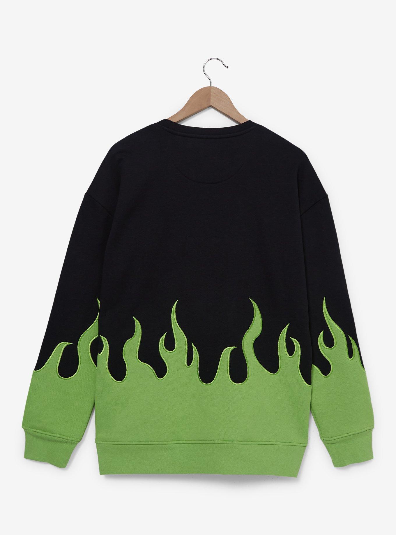 Godzilla Flame Panel Crewneck - BoxLunch Exclusive, , hi-res