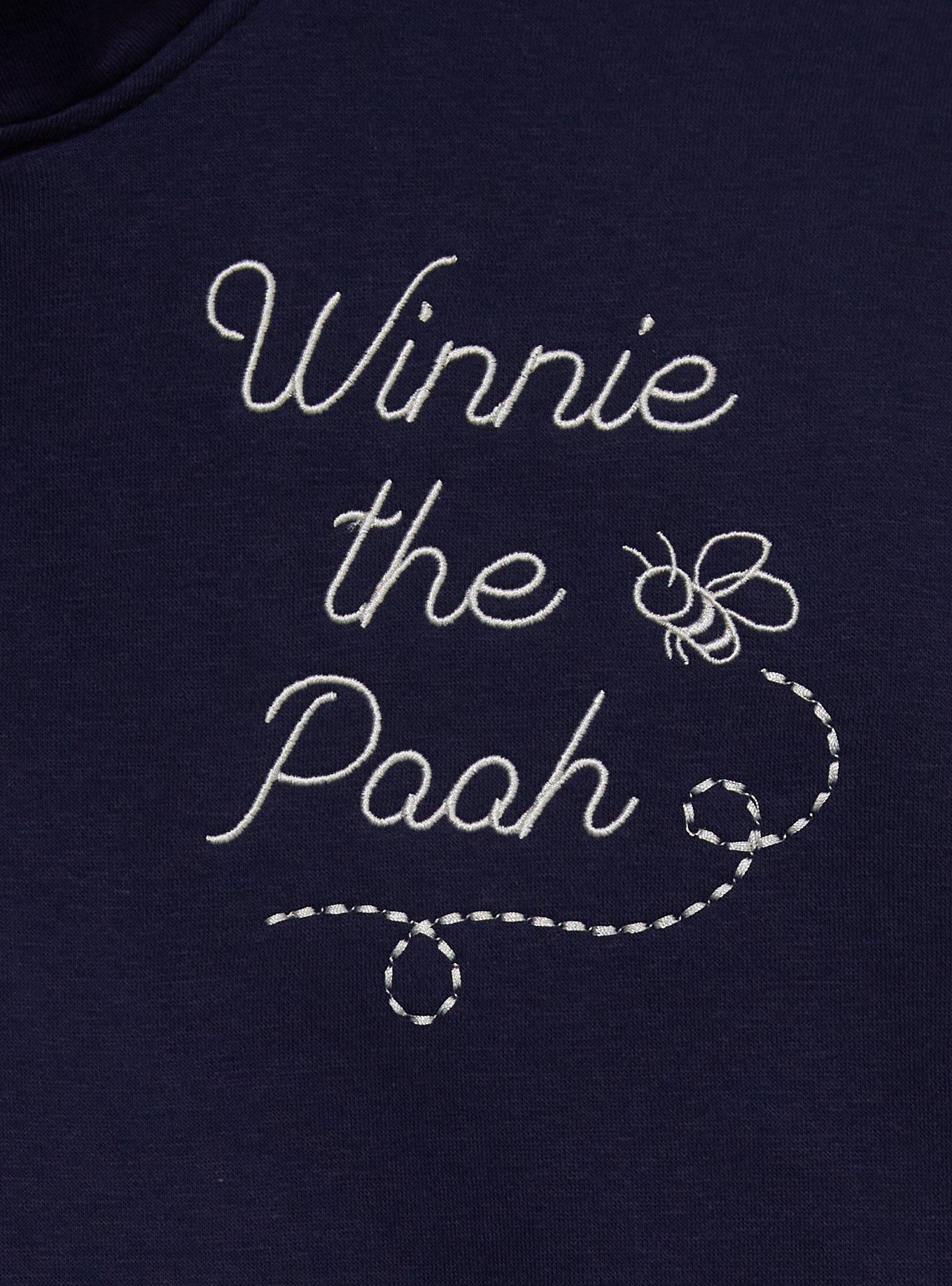 Disney Winnie the Pooh Bridge Scenic Quarter Zip Jacket — BoxLunch Exclusive, NAVY, alternate