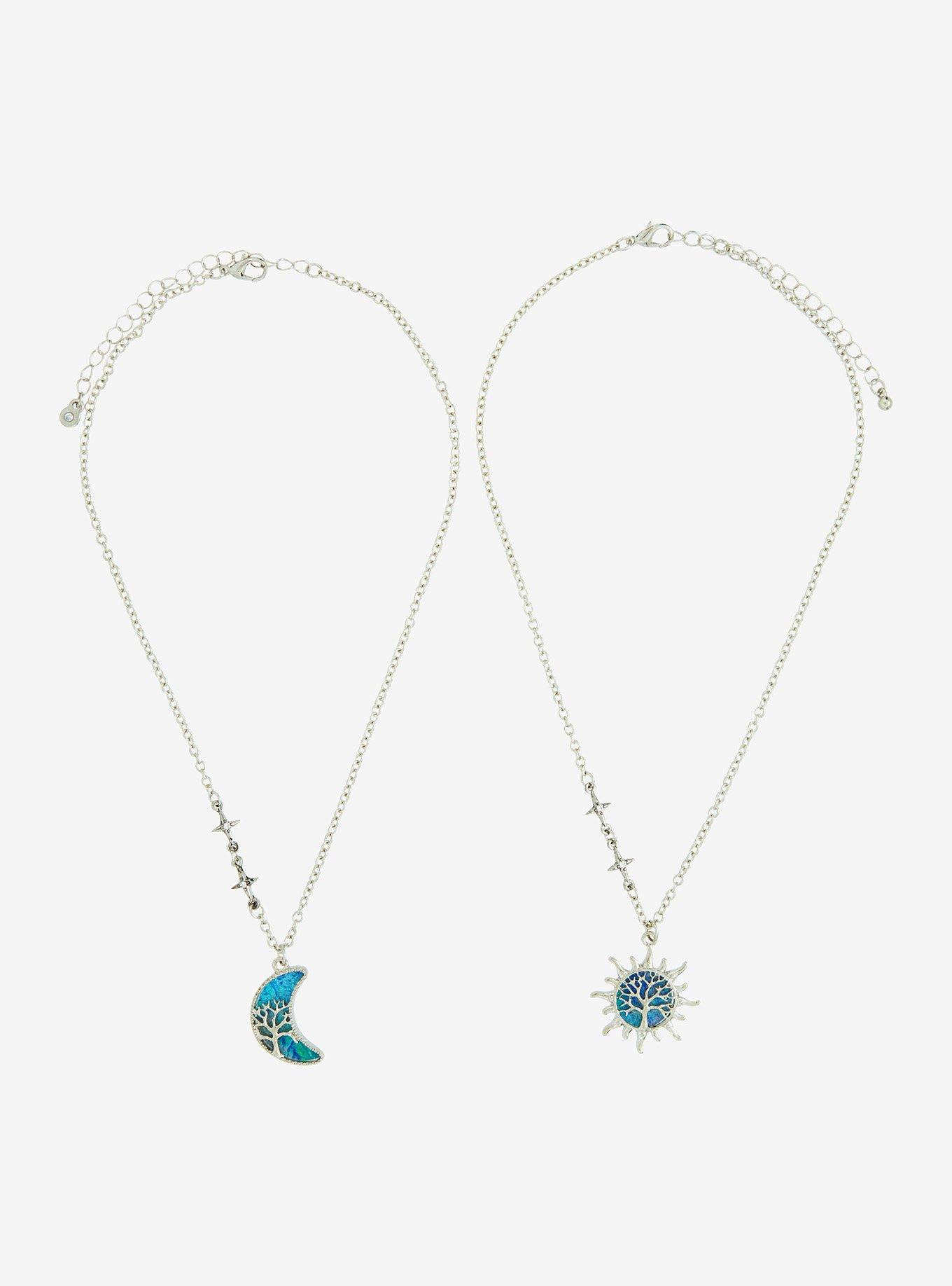 Cosmic Aura Tree Of Life Celestial Best Friend Necklace Set, , hi-res