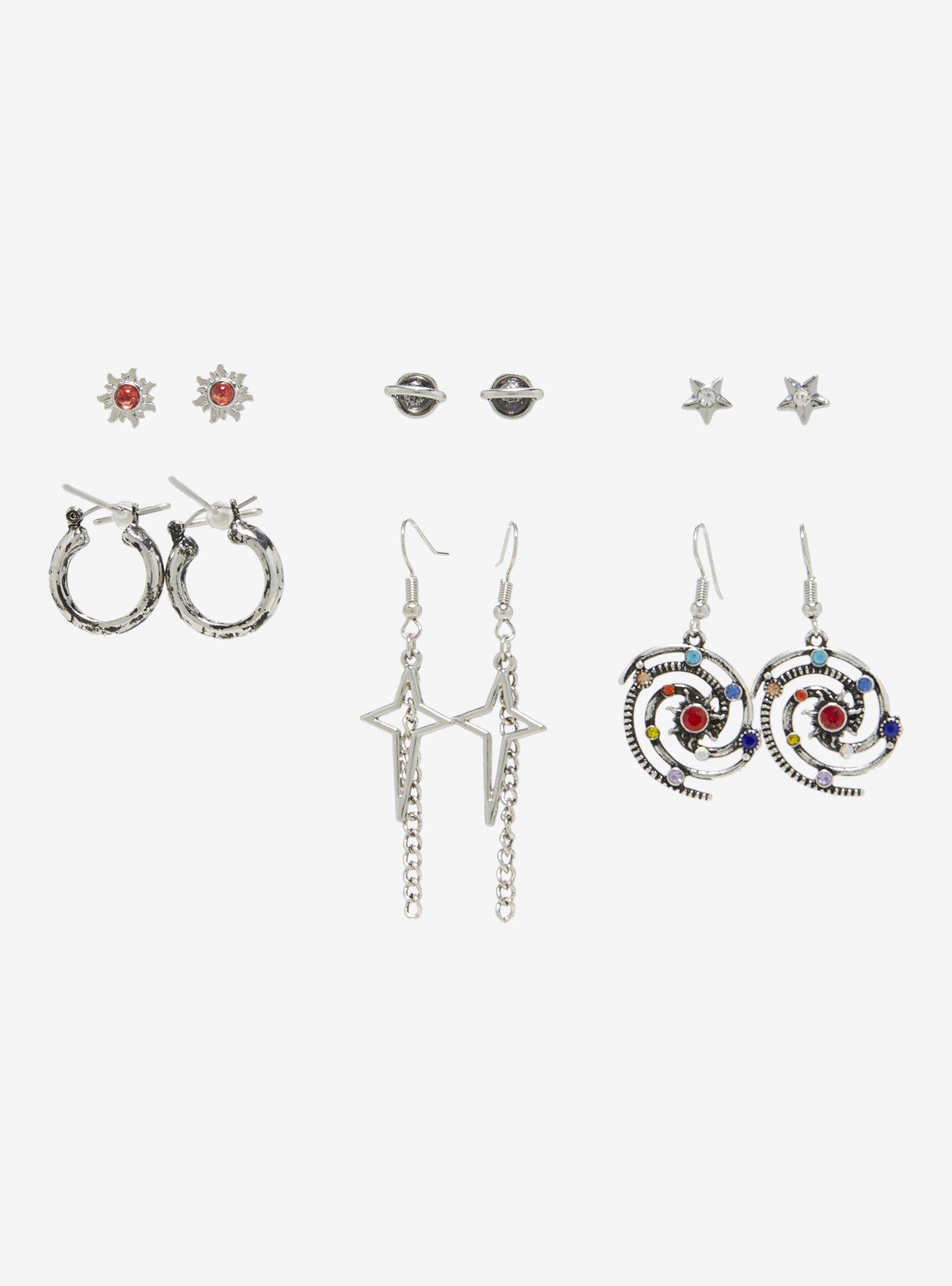 Cosmic Aura Solar System Earring Set, , hi-res