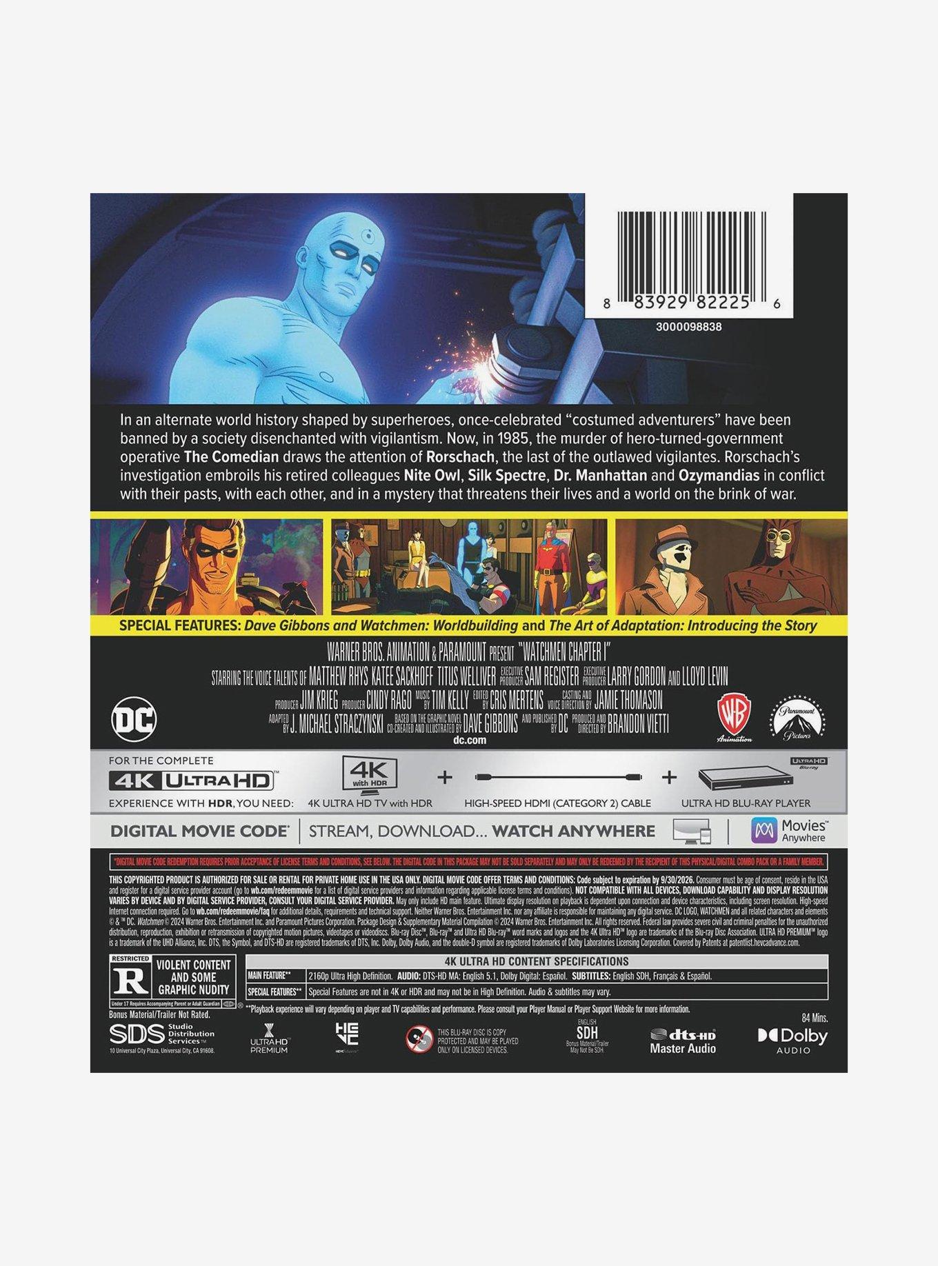 Watchmen Chapter Blu-Ray CD BoxLunch