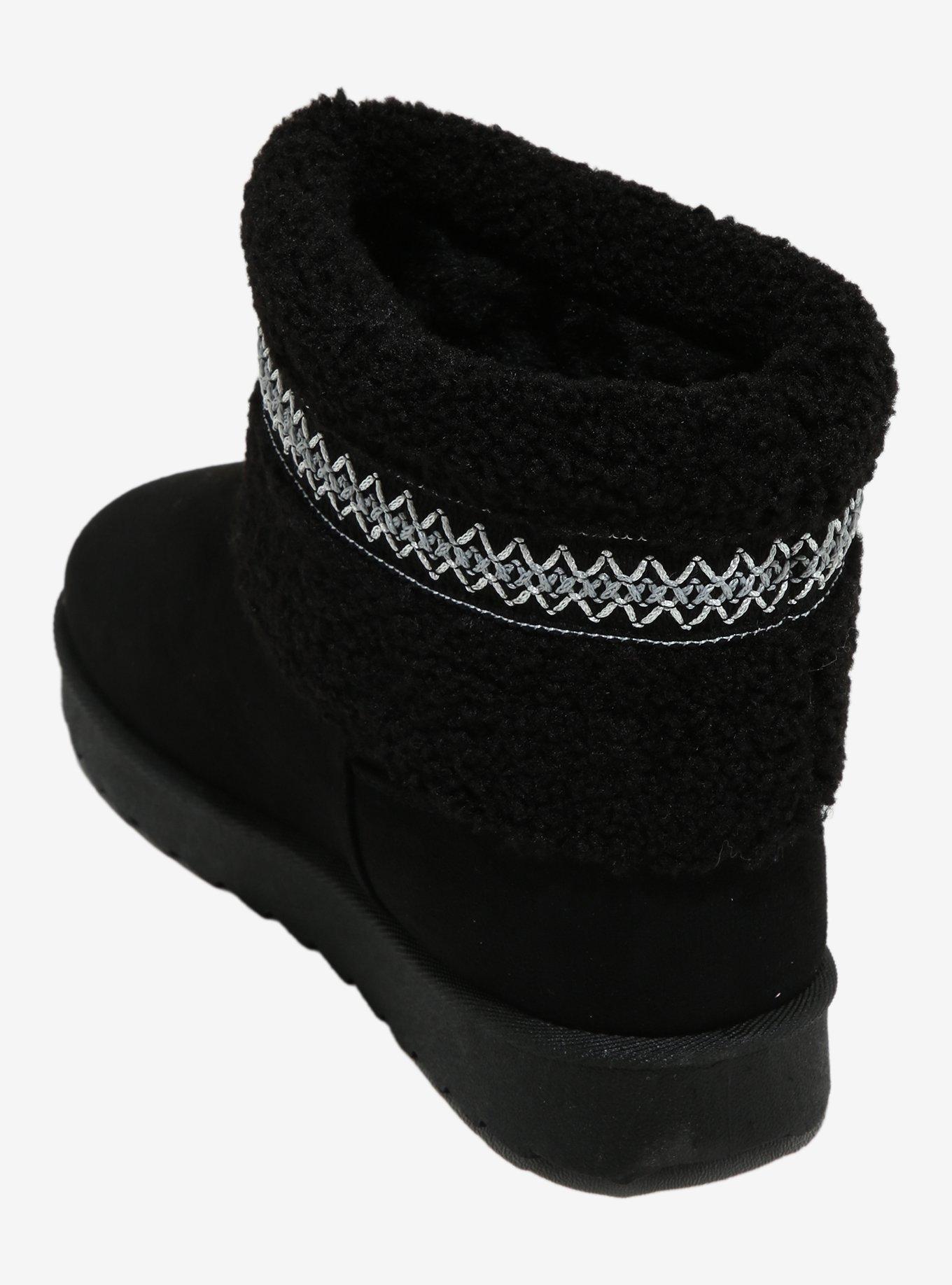 Yoki Black Sherpa Carly Boots, MULTI, alternate