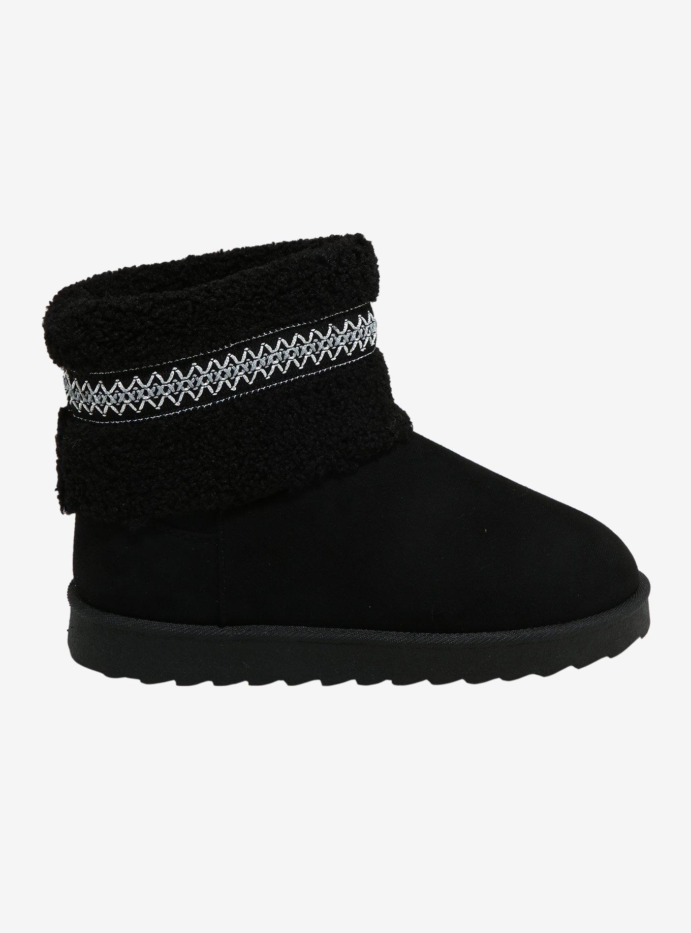 Yoki Black Sherpa Carly Boots, MULTI, alternate