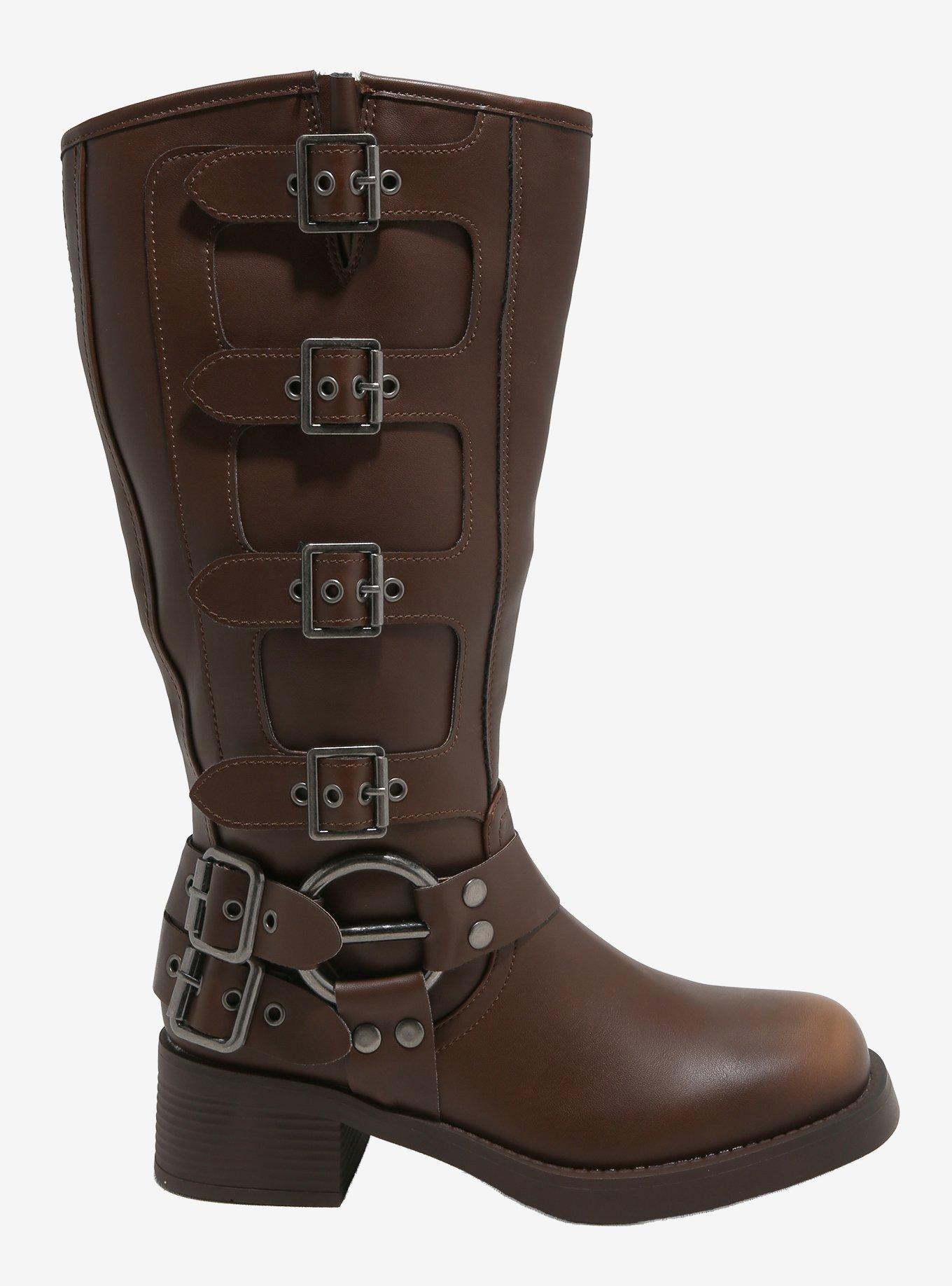 Yoki Brown Sarki Boots, MULTI, alternate