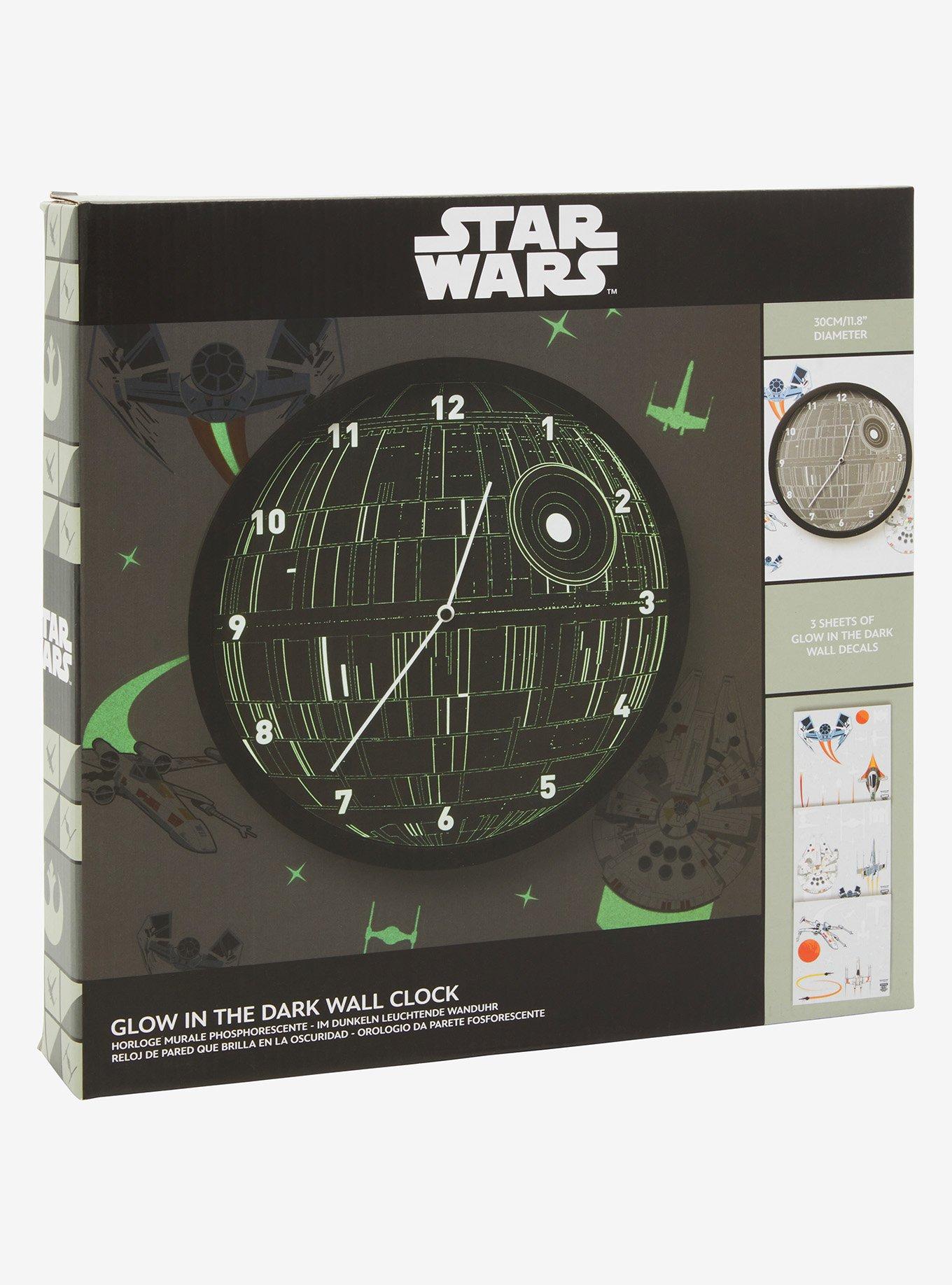 Star Wars Death Star Glow-in-the-Dark Clock, , alternate