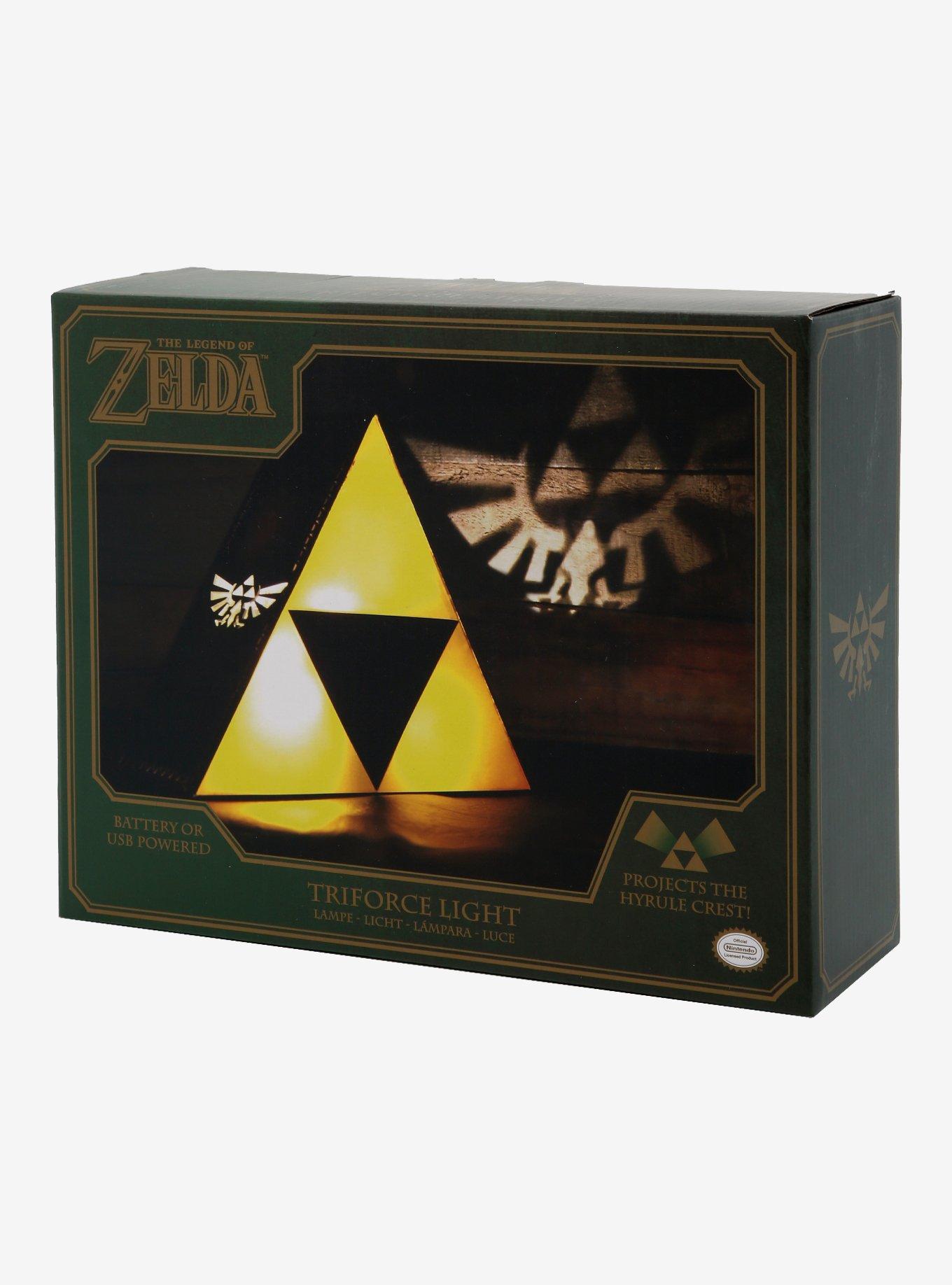 Nintendo The Legend of Zelda Hyrule Crest Triforce Figural Light, , alternate