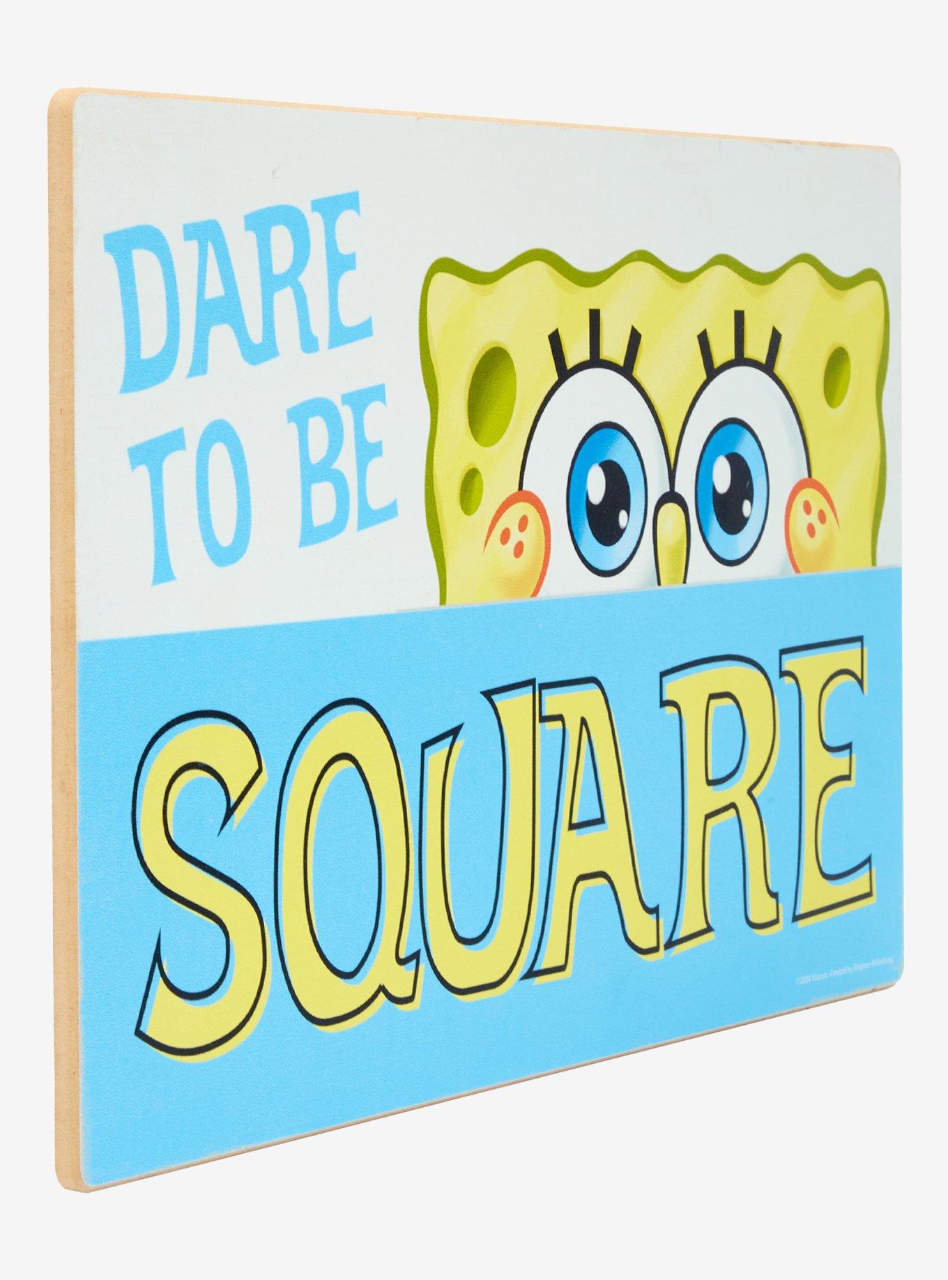 SpongeBob SquarePants Dare to Be Square Wall Sign, , hi-res