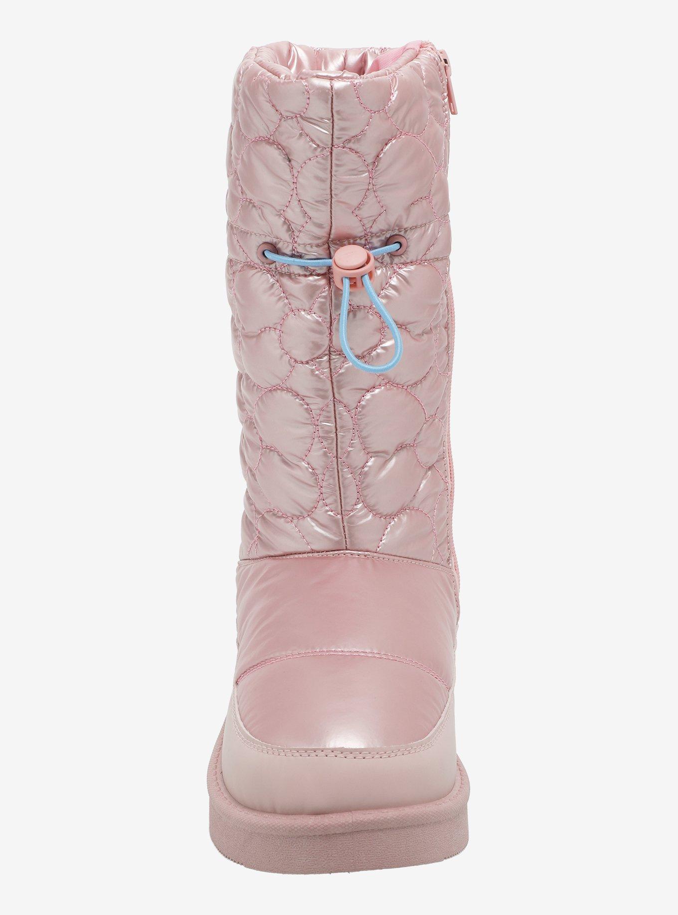 My Melody Bow Pink Puffer Boots, MULTI, alternate
