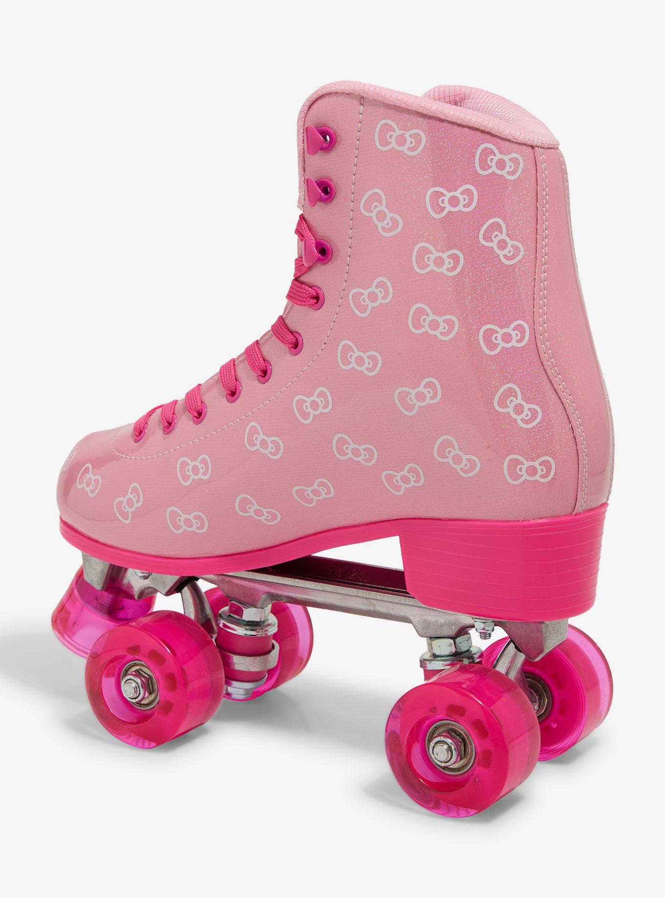 Hello Kitty Pink Bow Glitter Roller Skates, MULTI, alternate