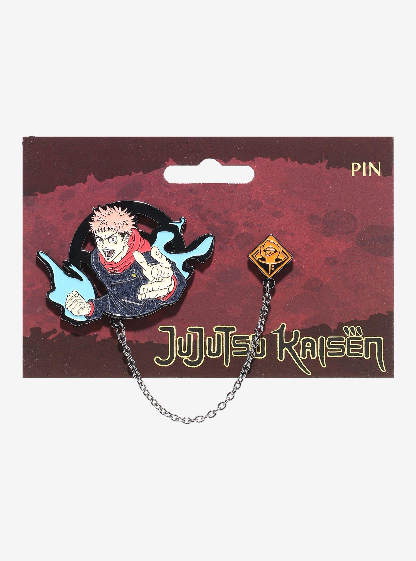 Jujutsu Kaisen Itadori Yuji Chain Enamel Pin, , hi-res