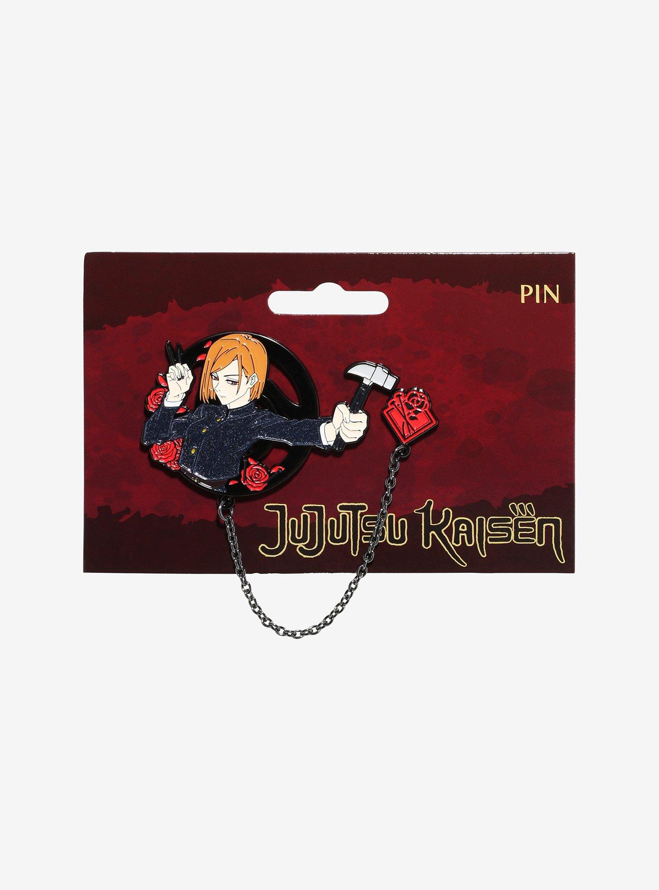 Jujutsu Kaisen Nobara Chain Enamel Pin, , hi-res