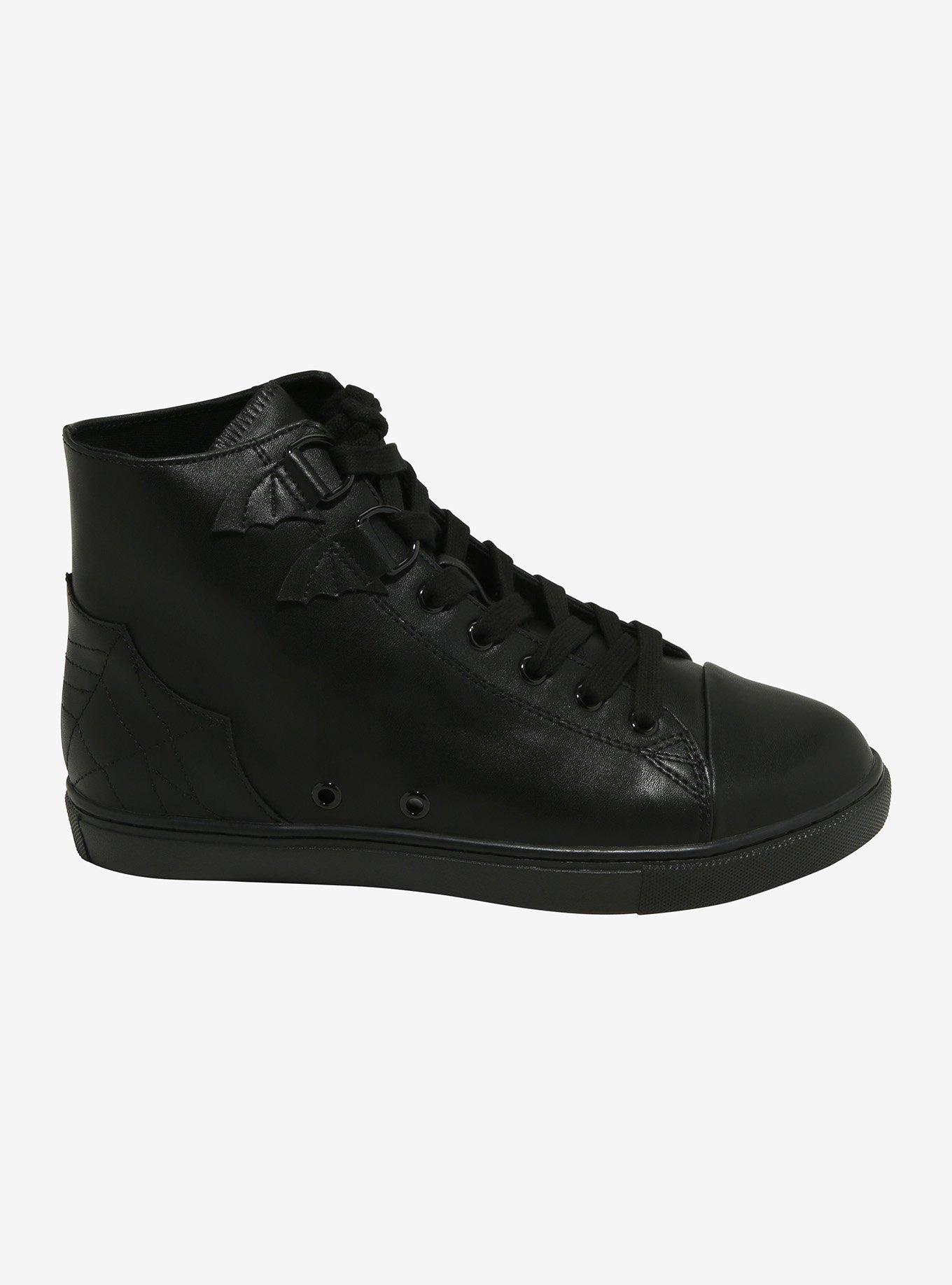 Strange Cvlt Black Chelsea Hi-Top Sneakers, MULTI, alternate