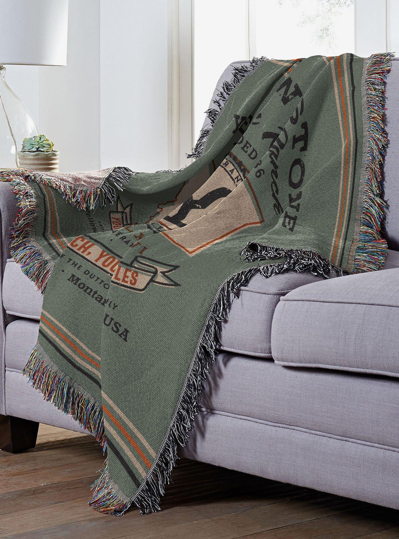 Yellowstone Property of the Dutton Family Tapestry Throw, , alternate