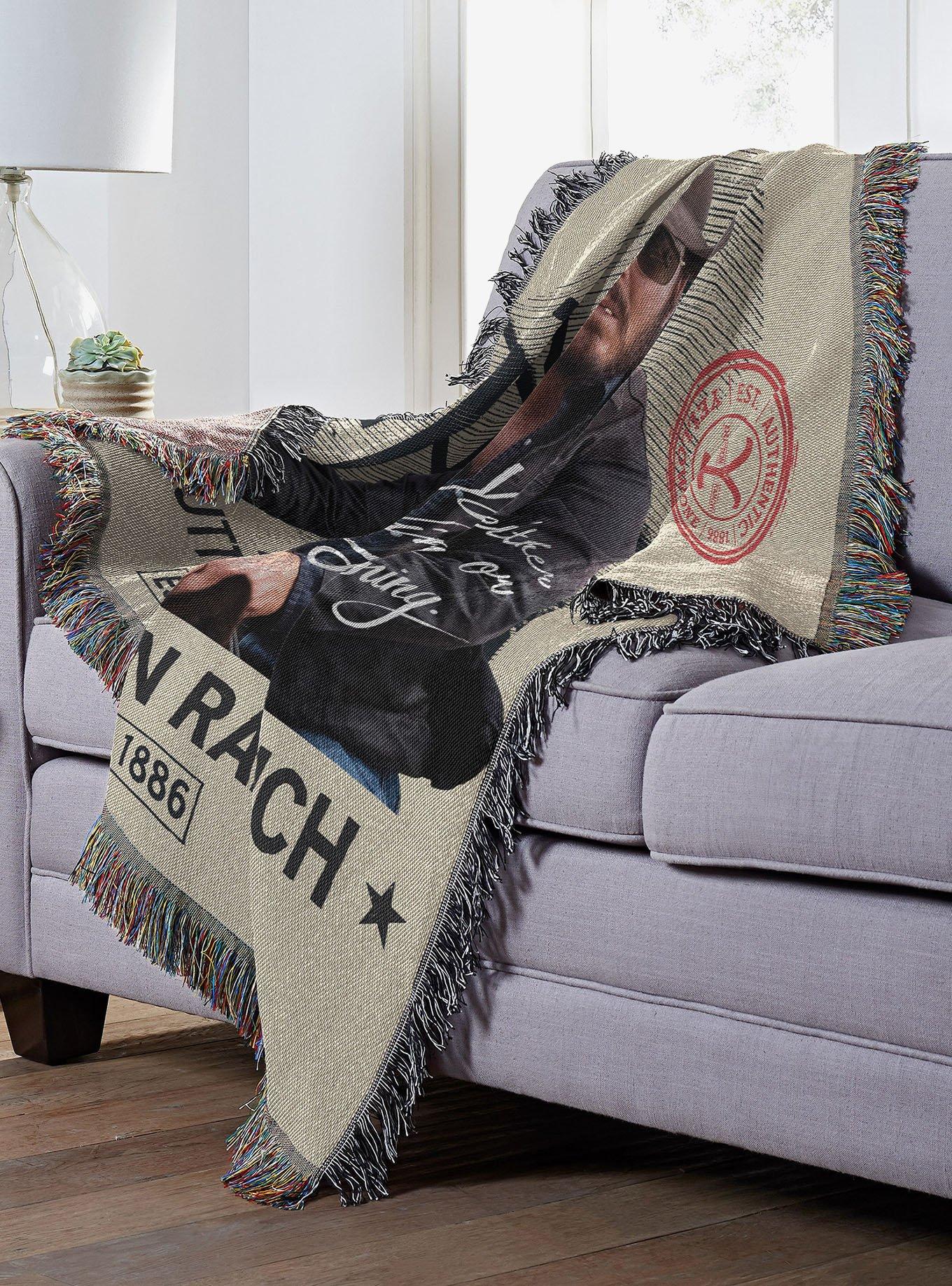 Yellowstone Winning Or Learning Tapestry Throw, , alternate