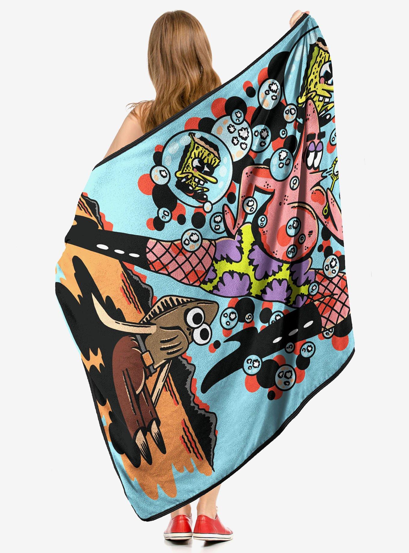 SpongeBob SquarePants Dance Patrick Micro Raschel Throw, , alternate