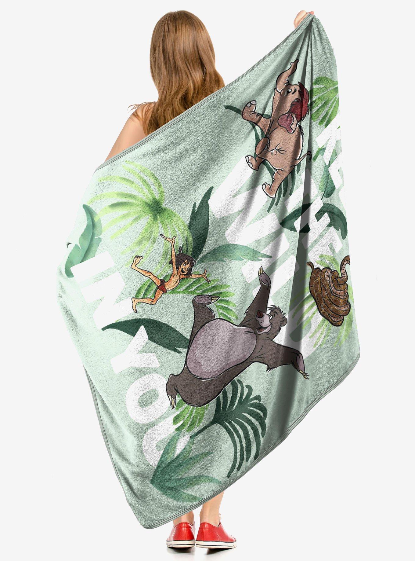 Disney Jungle Book Wild In You Micro Raschel Throw, , alternate