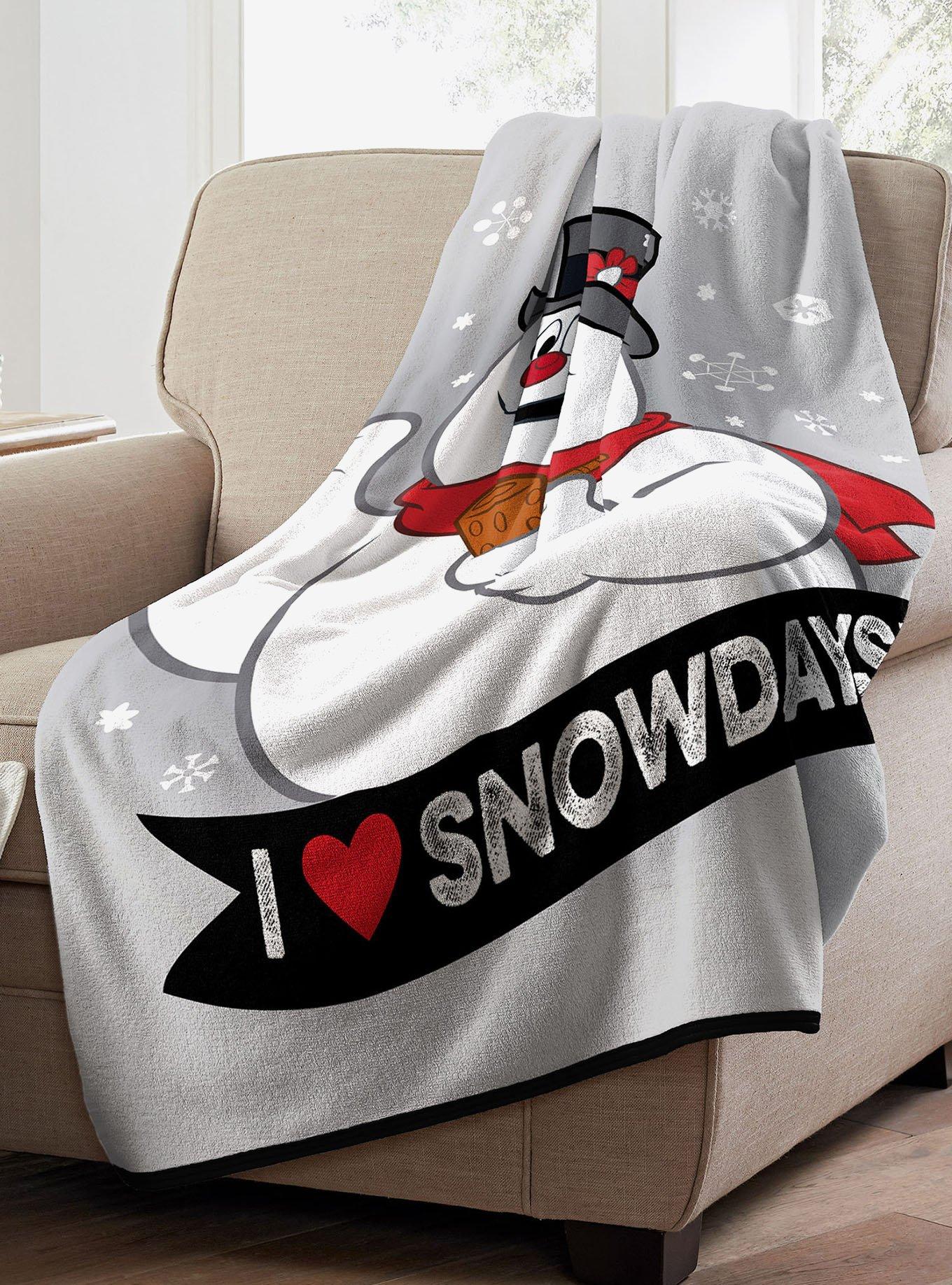 Frosty the Snowman Snowdays Micro Raschel Throw, , alternate