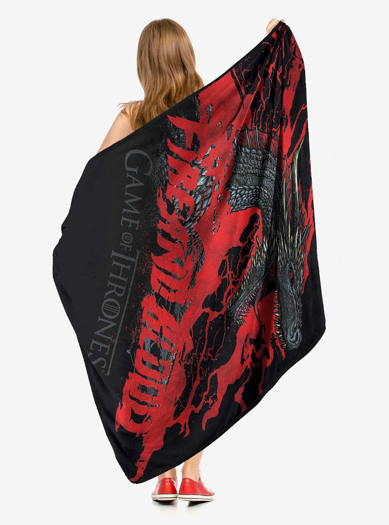 Game of Thrones Fire And Blood Micro Raschel Throw, , alternate