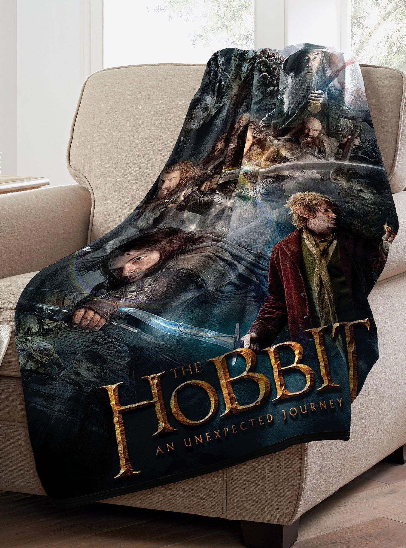 The Hobbit Unexpected Journey Micro Raschel Throw, , alternate