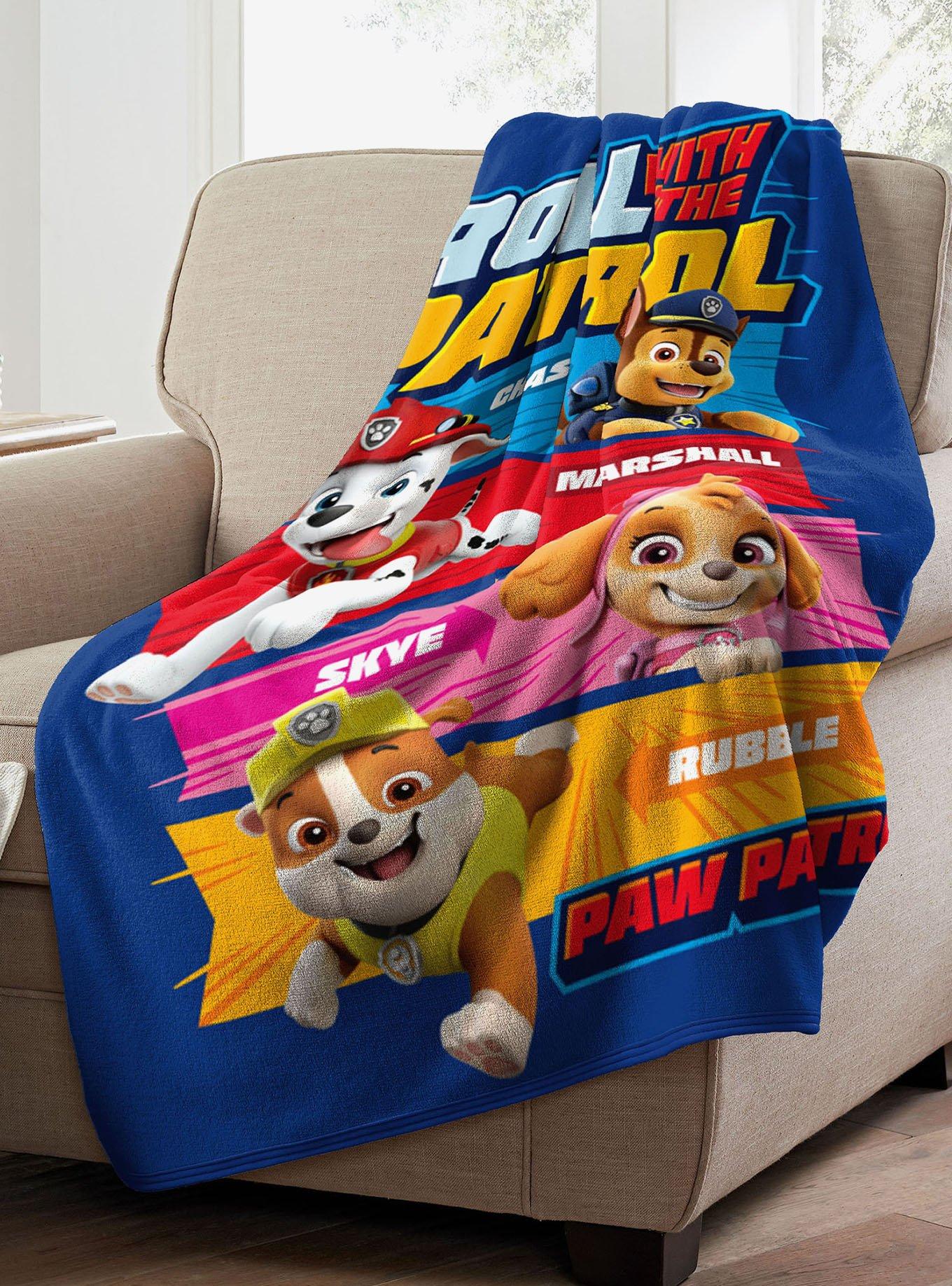 Paw Patrol Patrol Roll Micro Raschel Throw, , alternate